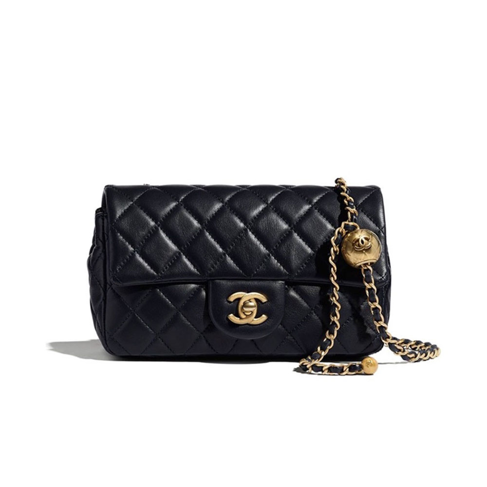 Chanel CF Calfskin Golden Ball 20CM Bag