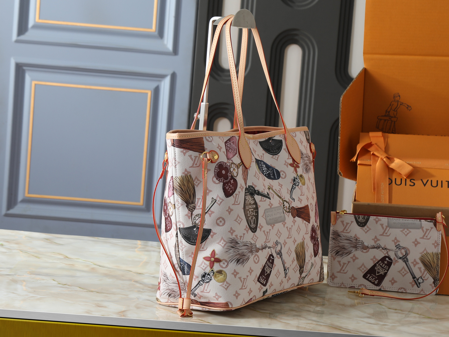 Louis Vuitton Getaway Capsule Collection Neverfull Medium Handbag