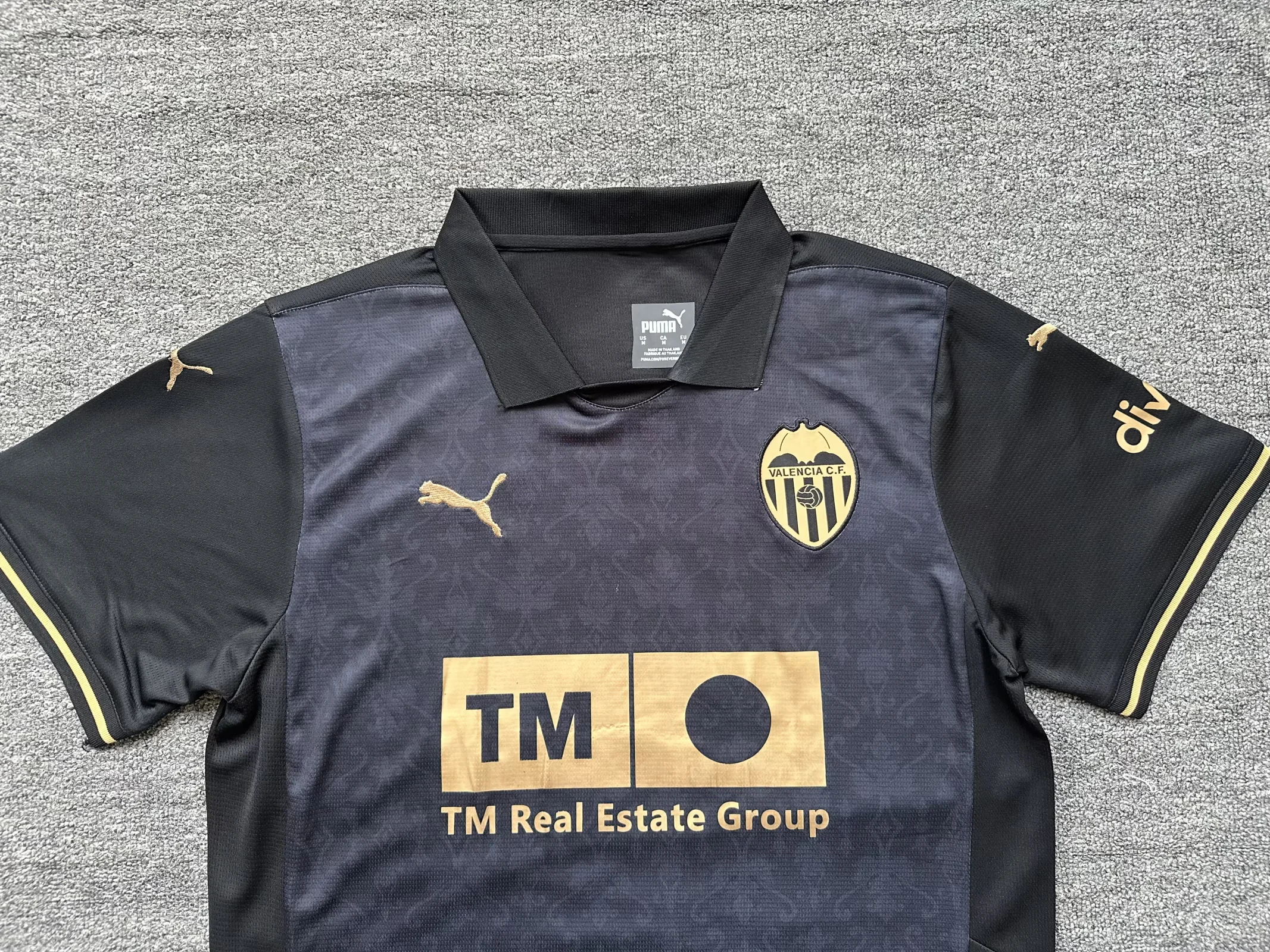 2024/25 Valencia Away Black Fans Soccer Jersey 1:1 Thai Quality
