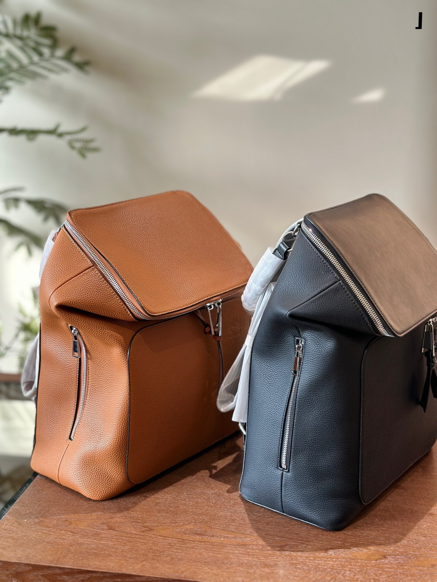 Loewe Goya Soft Leather Full-zip Versatile Goya Backpack - KAIROO