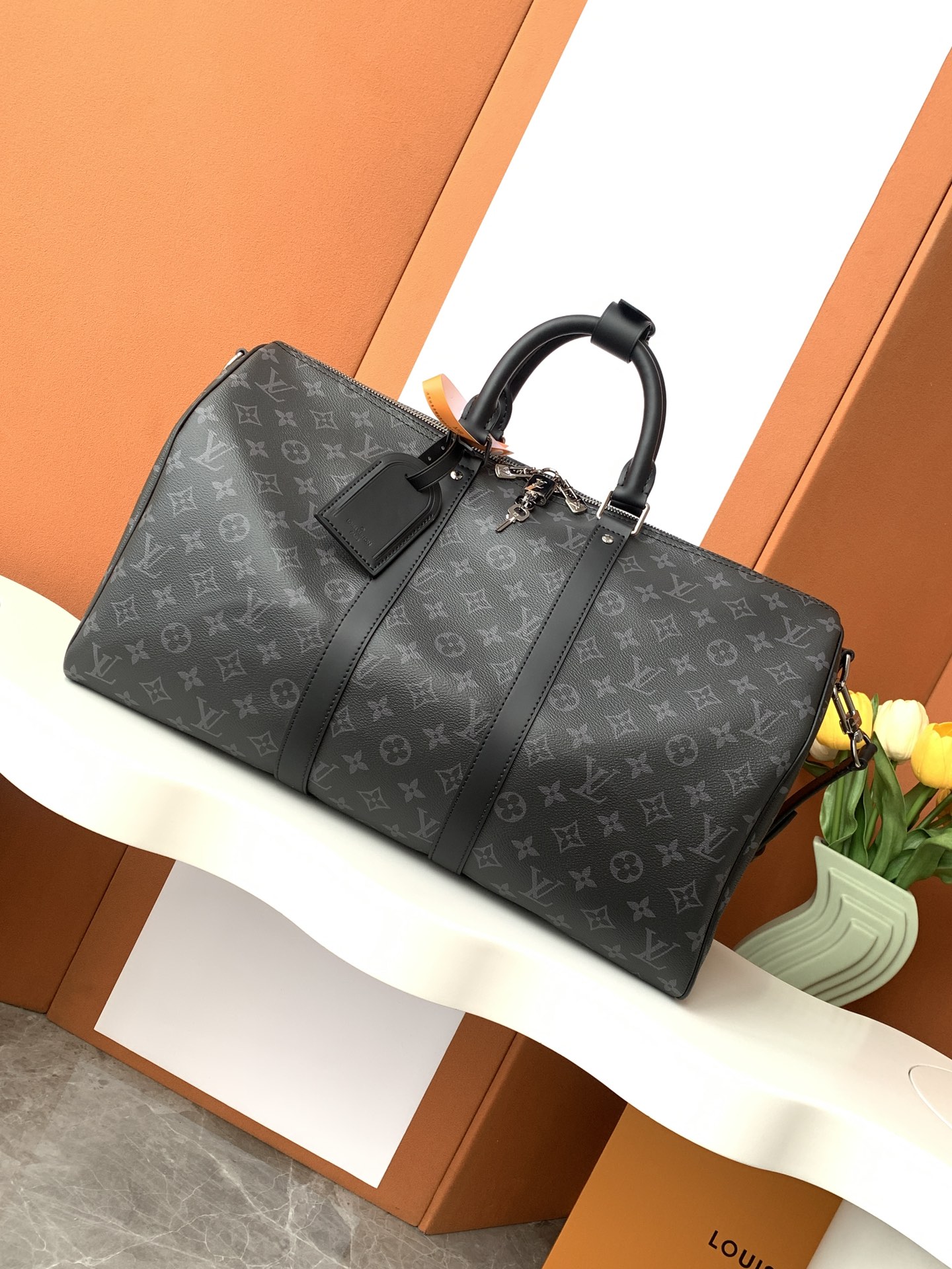 LV Men's Collection Bag iconic Keepall 45 Bandoulière