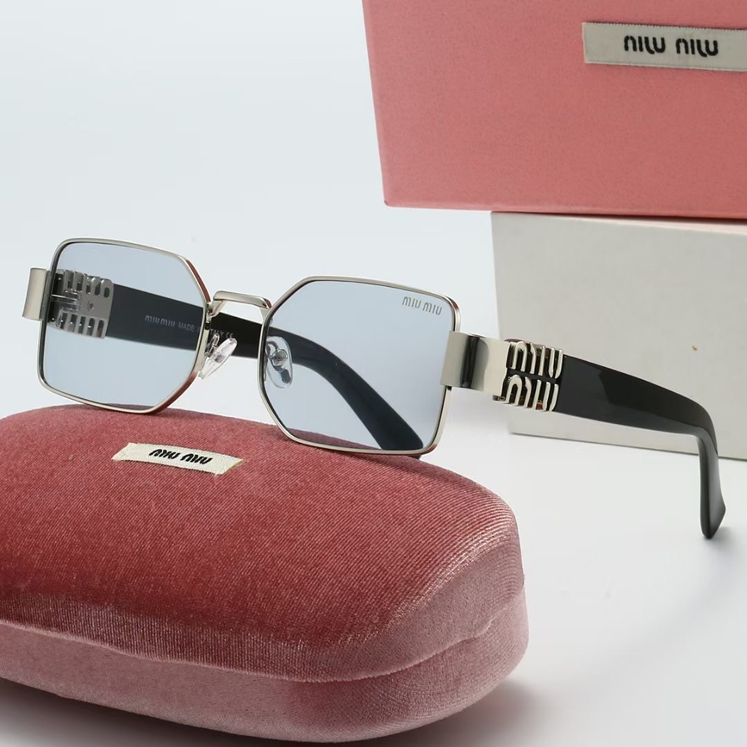 Miu Miu Geometric Silhouette Sunglasses - KAIROO