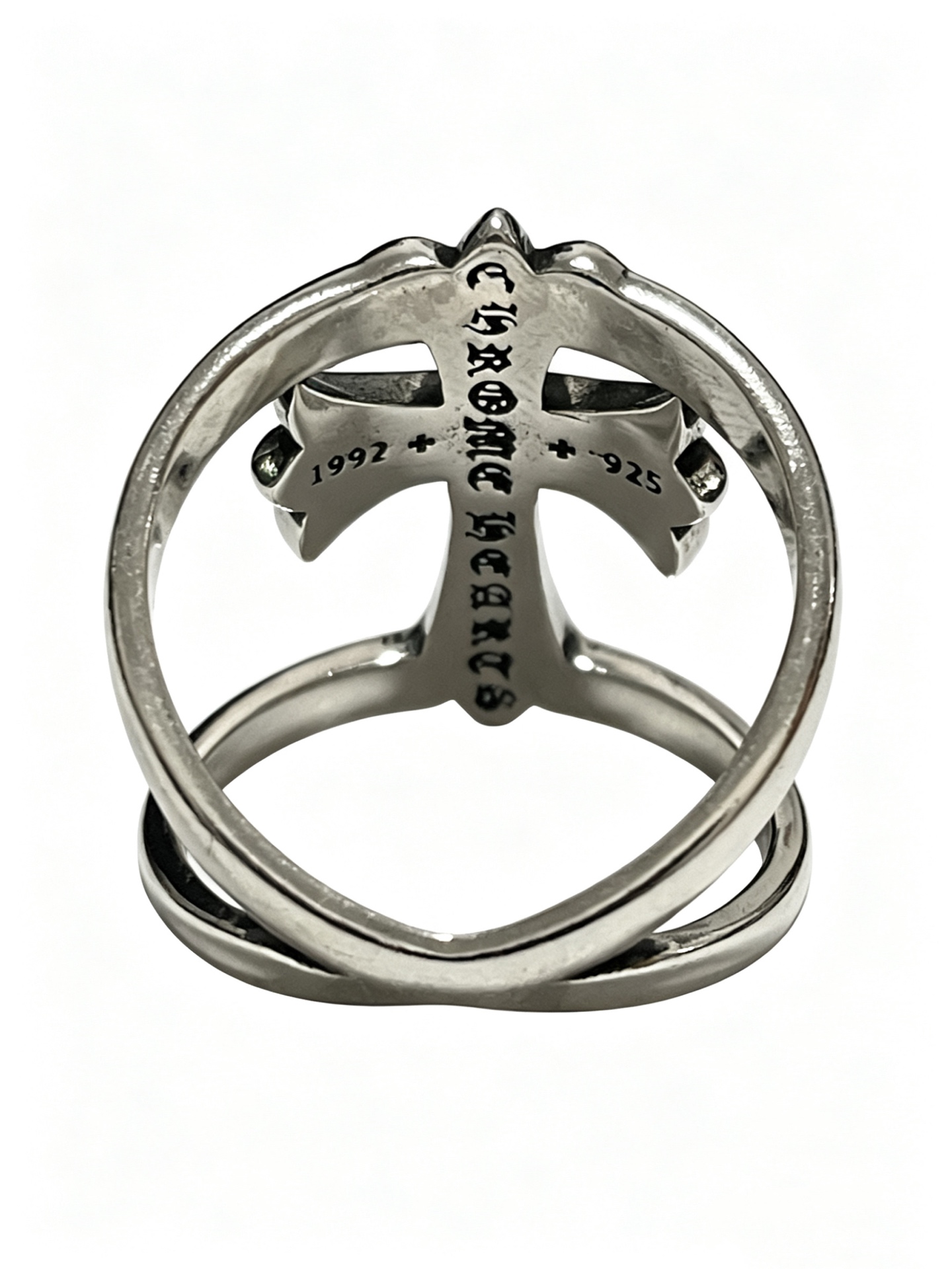 Chrome Hearts Oxidized SilverUnisex Ring