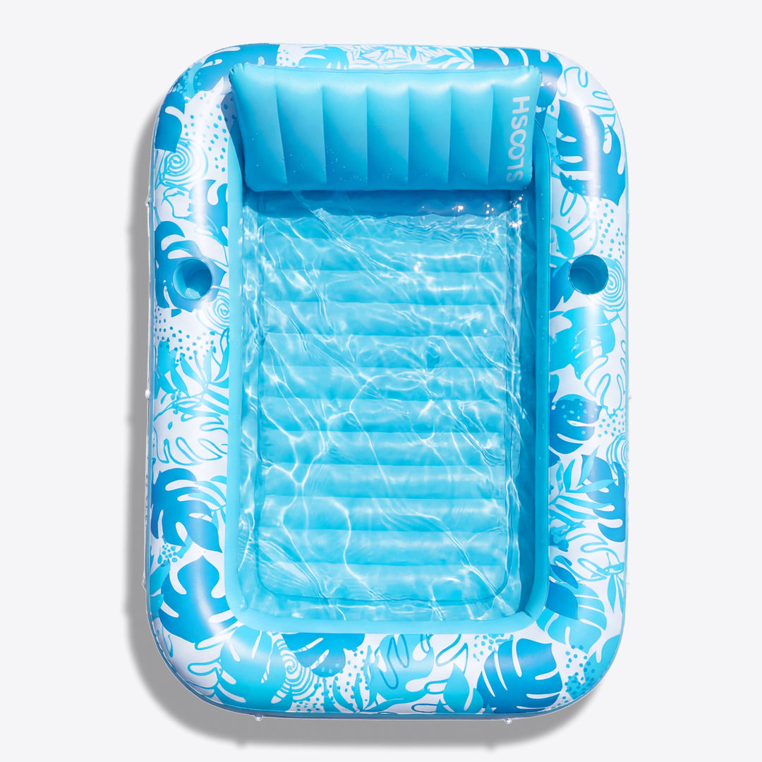 SLOOSH Inflatable Tanning Pool Lounger Float
