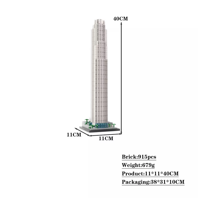 MOC 190102 - U.S. Bank Tower 1:800 Scale