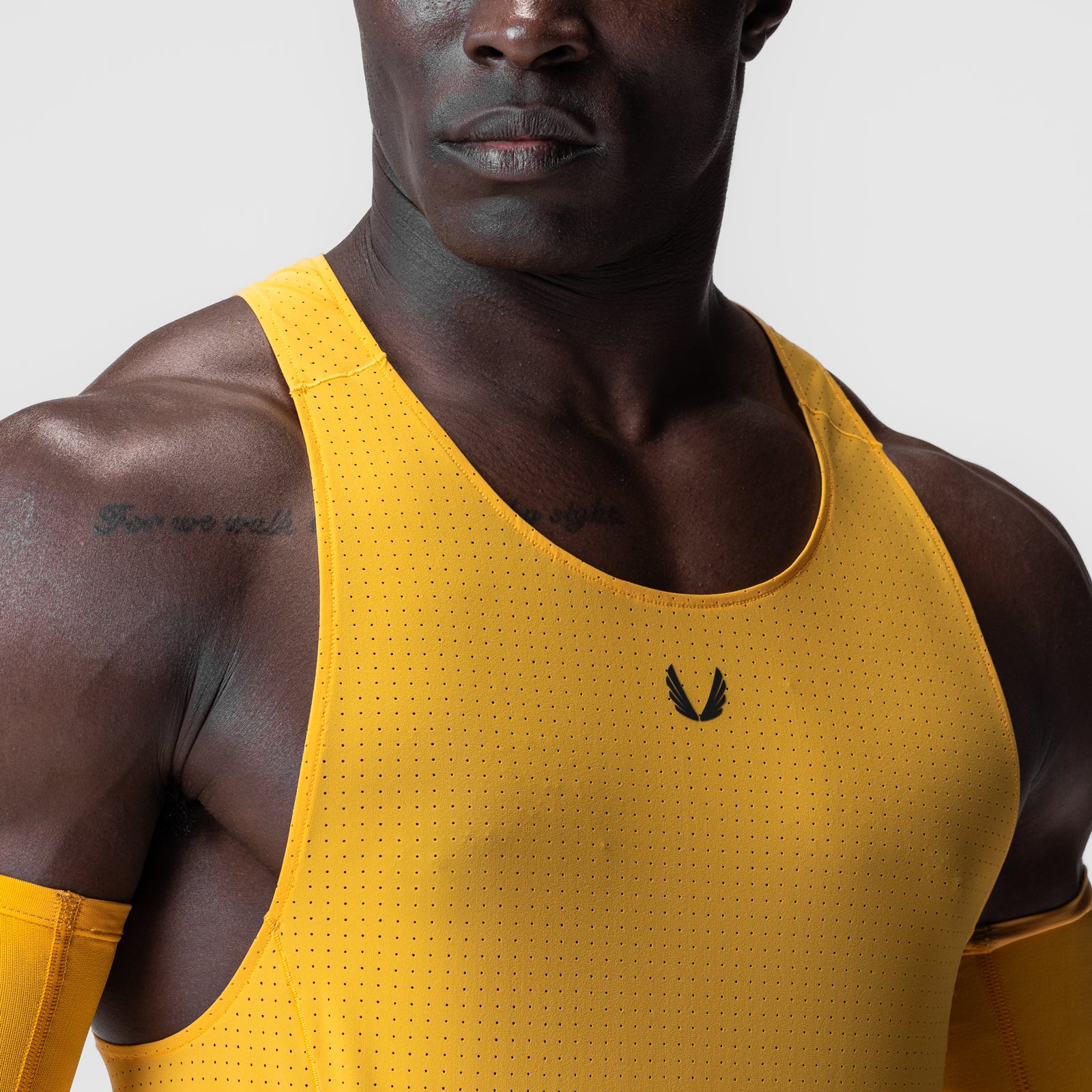 0949. Laser-Vent Singlet Tank - Amber