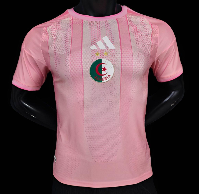 Player Version 2026 Algeria Pink Jersey S-3XL