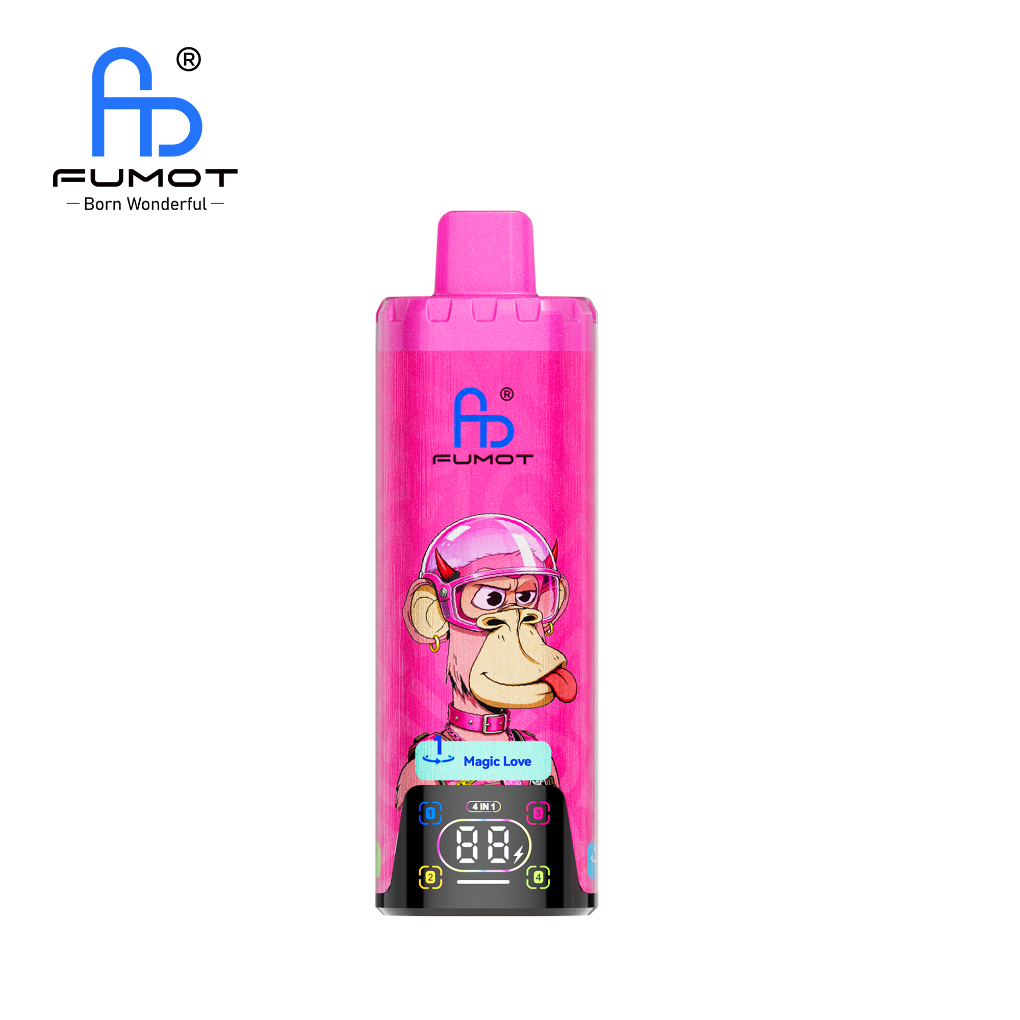 FUMOT 80K 4in1-Magic Love&Kiwi Passion Fruit Guava&Dragonfruit Raspberry&Lemon Lime - Vaba Vaba