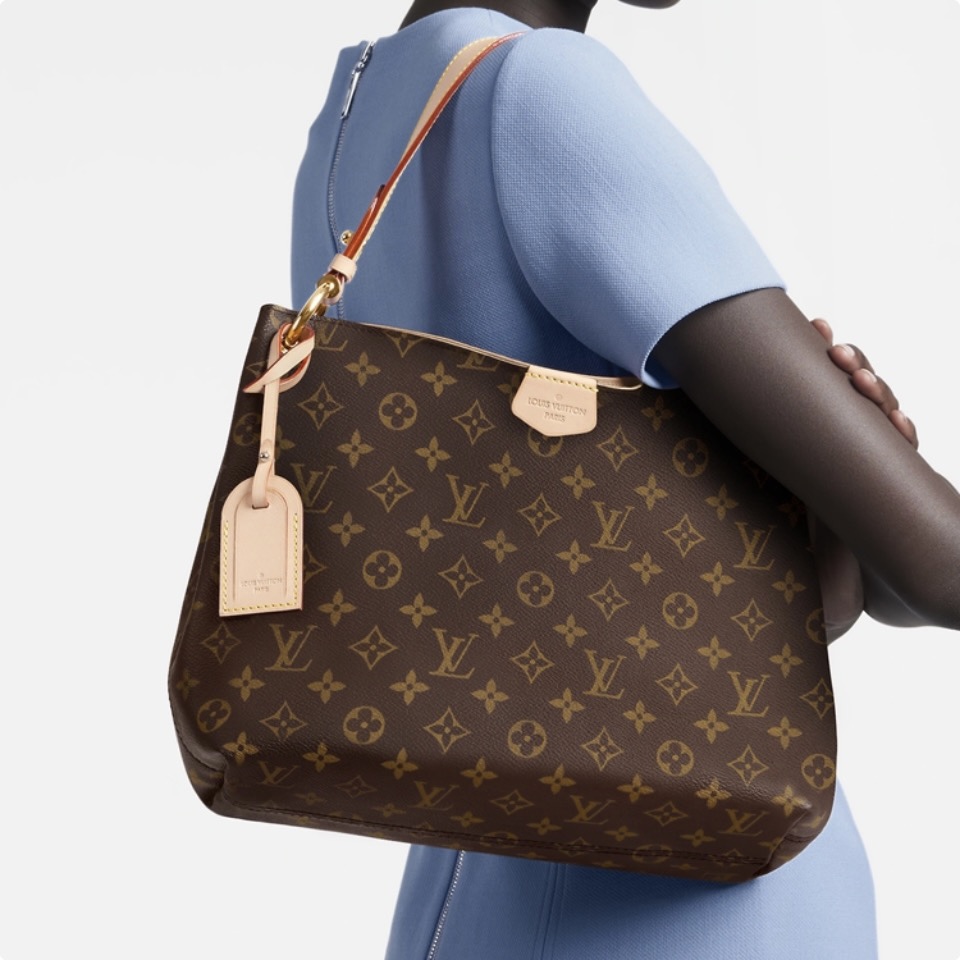 Louis Vuitton LV Graceful Handbag MM 41CM