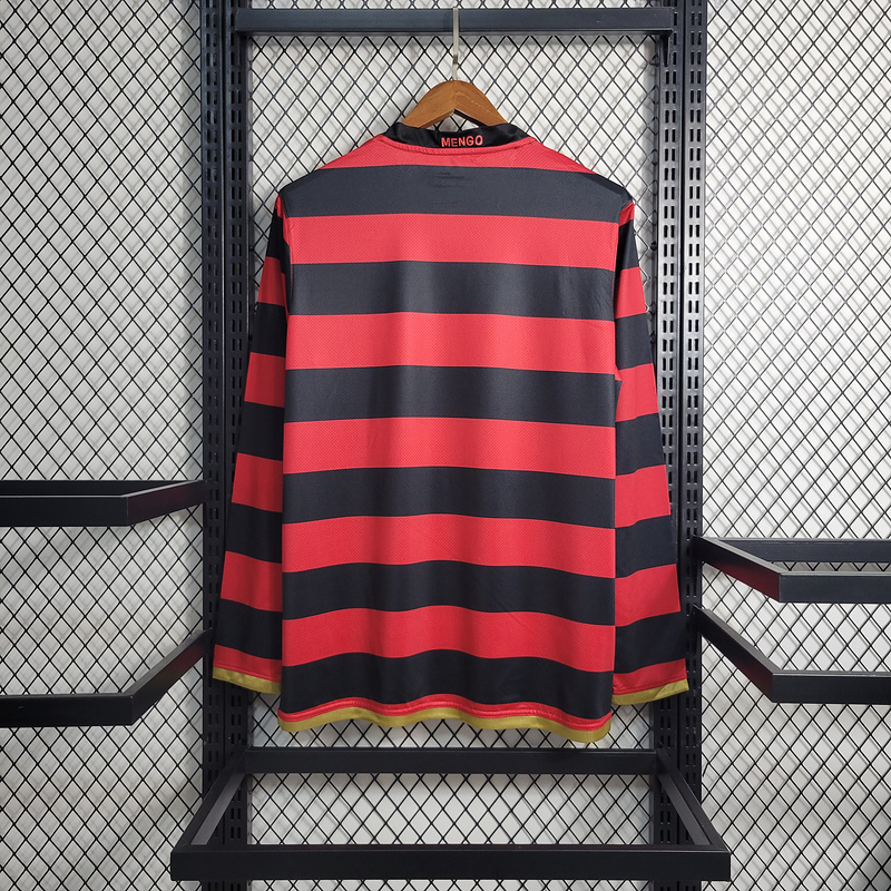 Retro  2008-09 Flamengo Home Long Sleeves