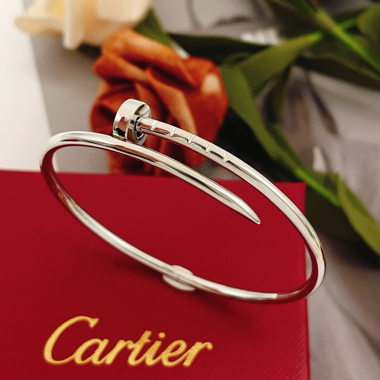 Cartier Fashion Designer Bracelet 17cm-Silver