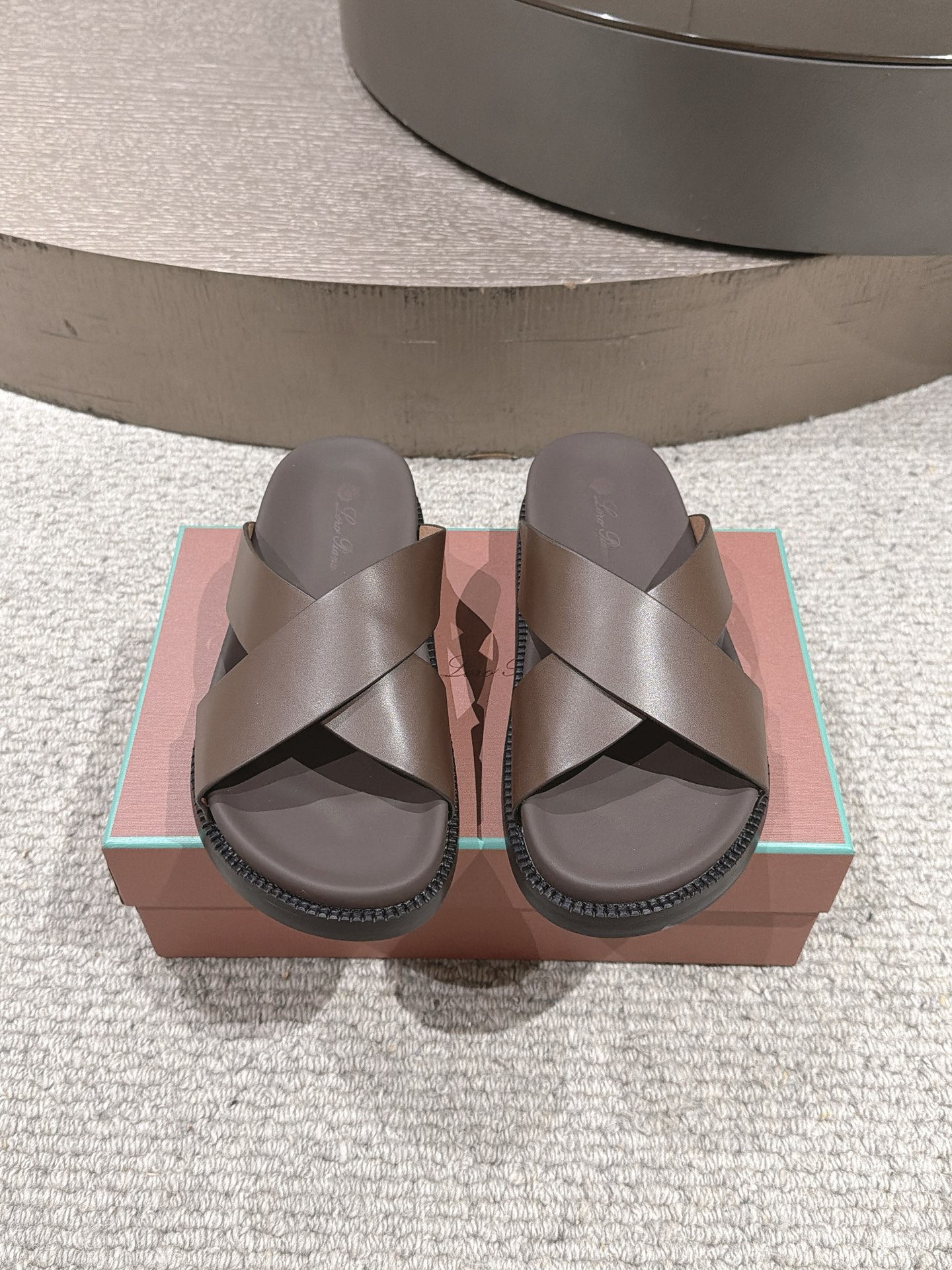Loro Piana Men's Leather Sandal