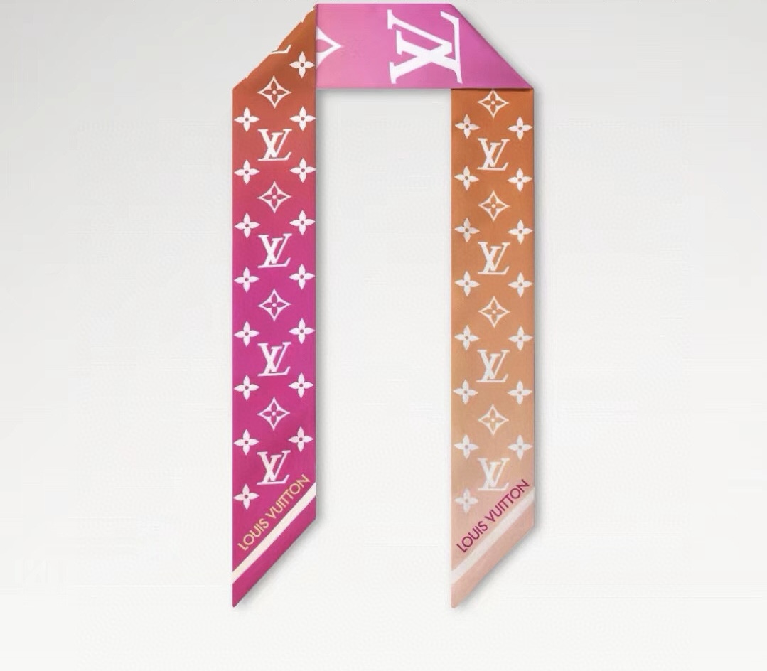 LV x TM Monogram Cherry Blossom BB Silk Bandeau