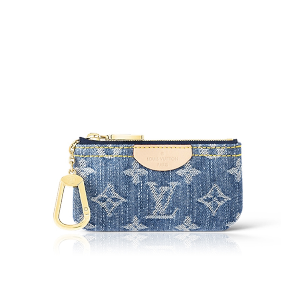 Louis Vuitton LV Denim Coin Wallet card holder