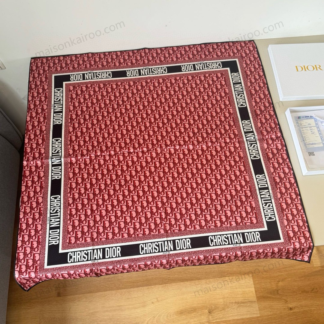 Dior Oblique Square Scarf - KAIROO