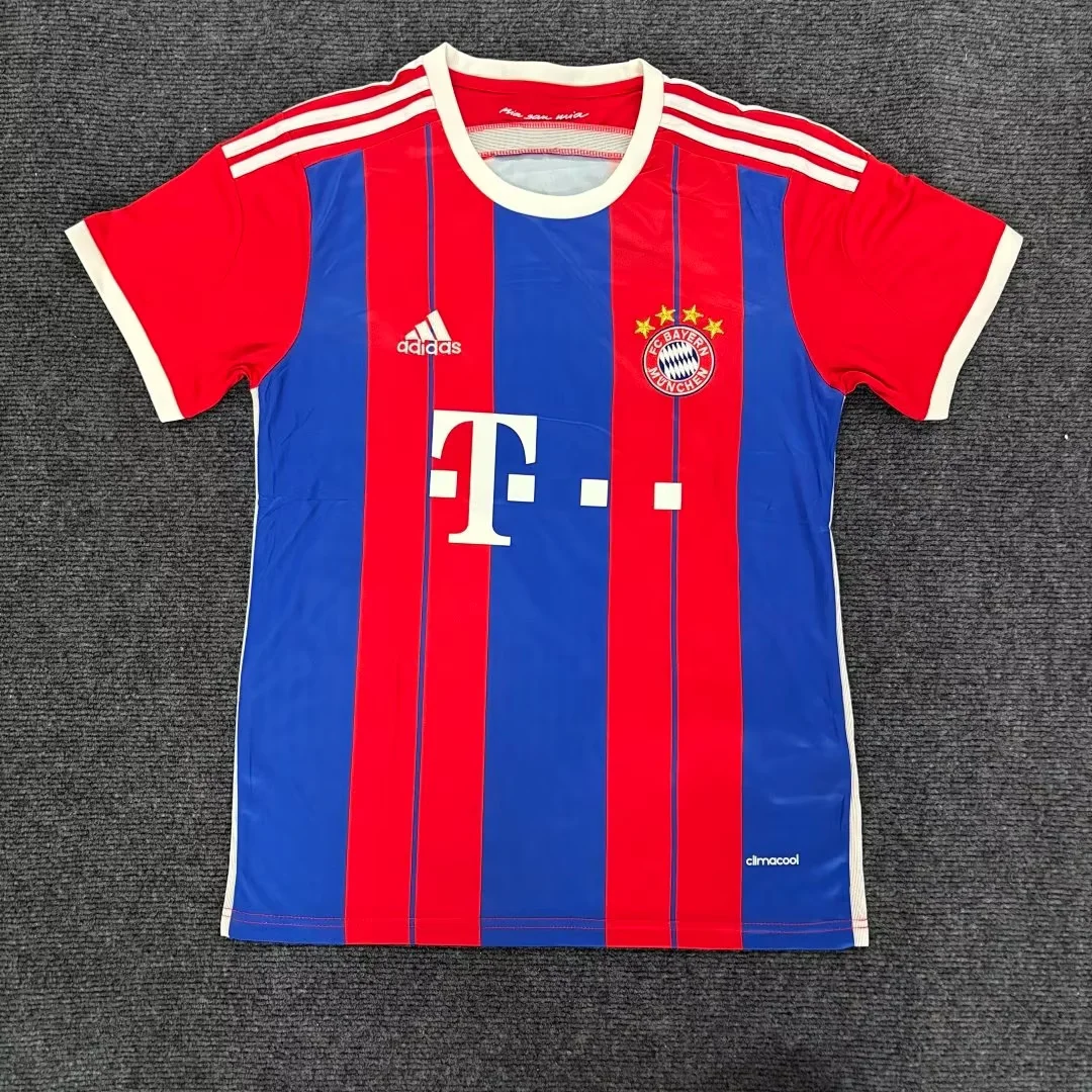2014/15 Retro Bayern Munich Home Red Soccer Jersey 1:1 Thai Quality