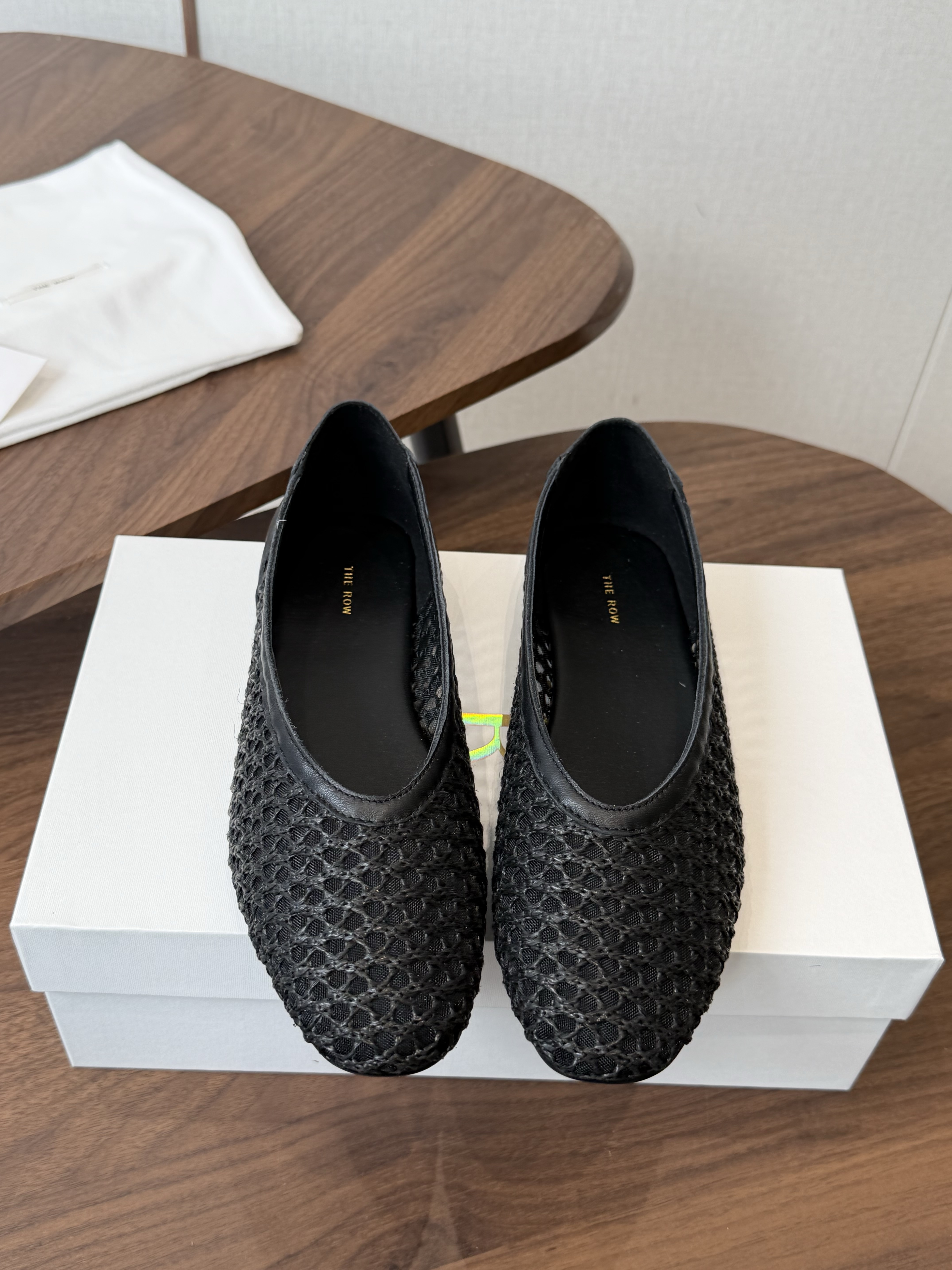 The Row Mesh ballet flats