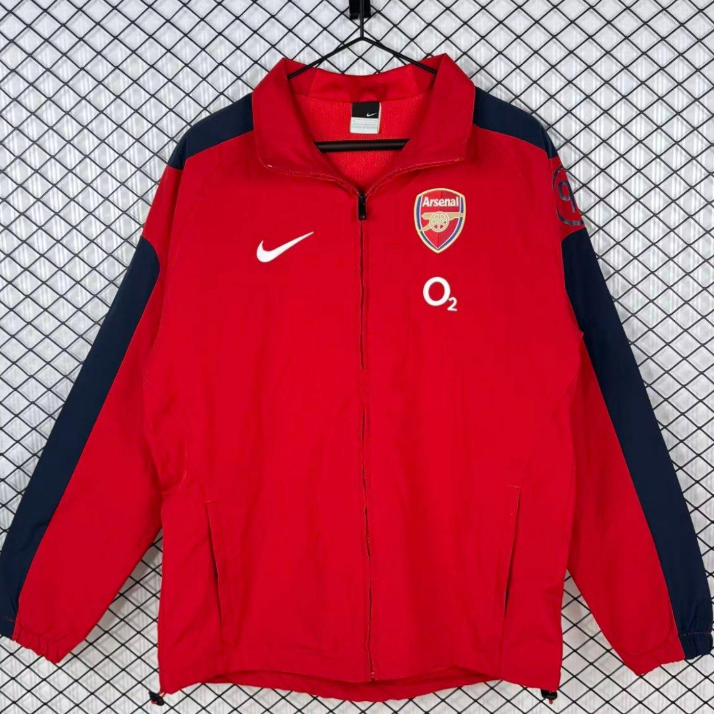 Retro 04/05 Arsenal Home Red Windbreaker S-XXL
