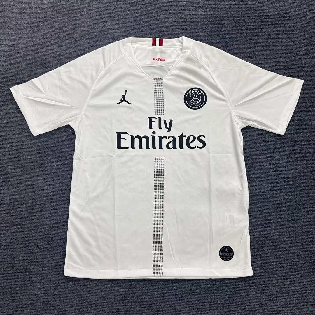 2018/19 Retro Paris Away White Soccer Jersey 1:1 Thai Quality