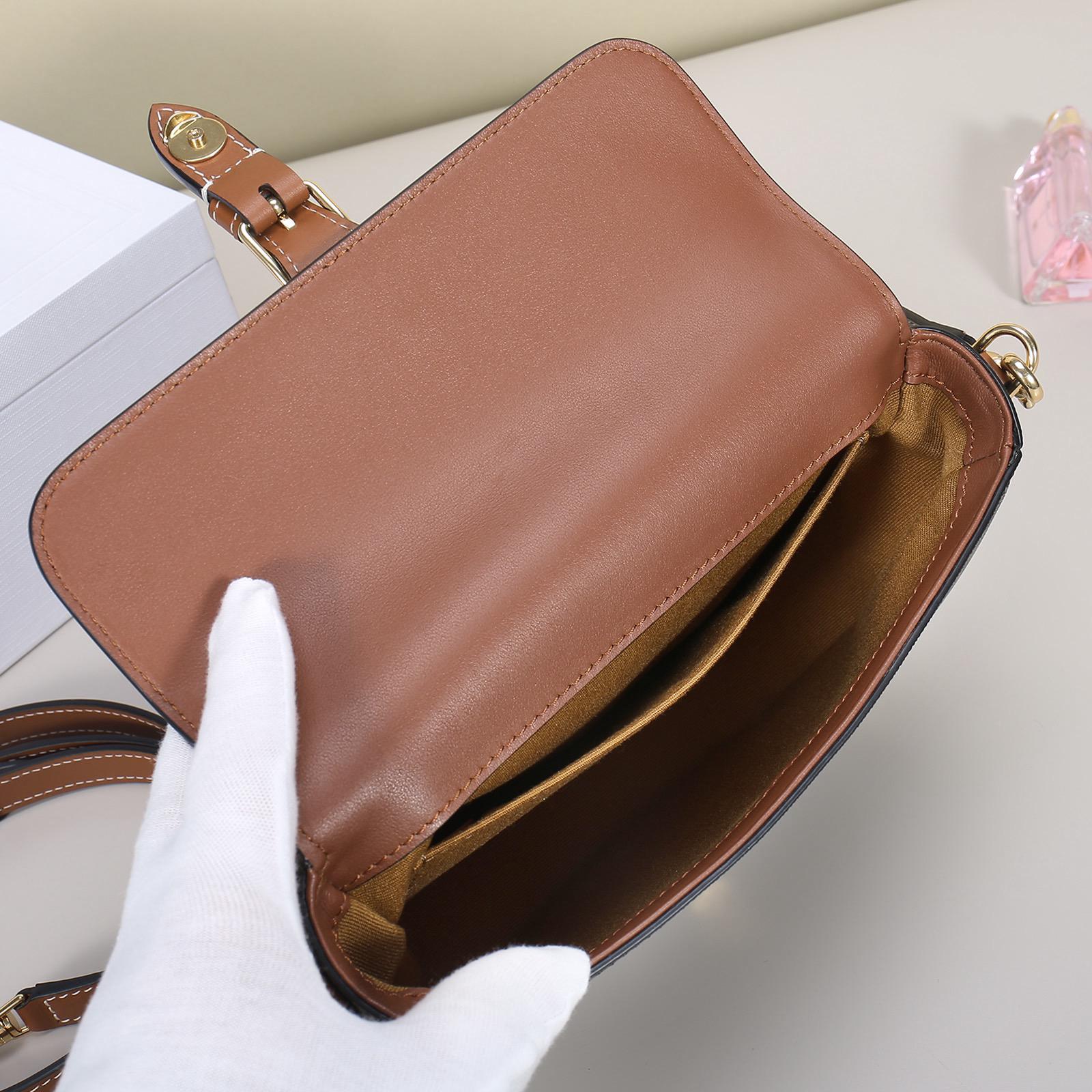 CELINE Folco Arc de Triomphe Monogram saddle bag