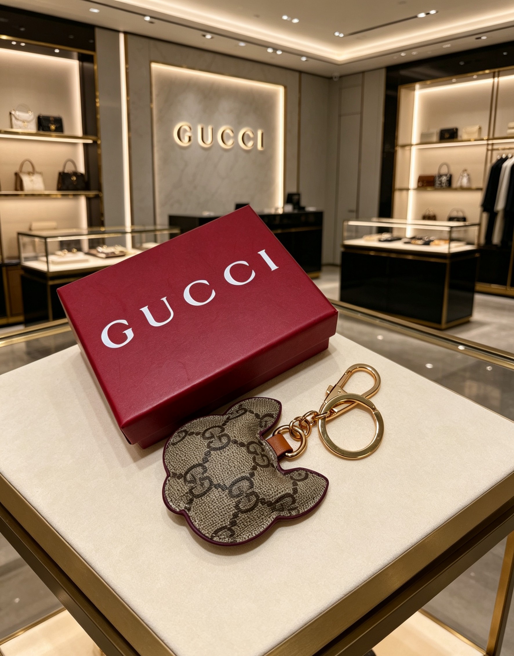 Gucci Bag Charm and Key chain