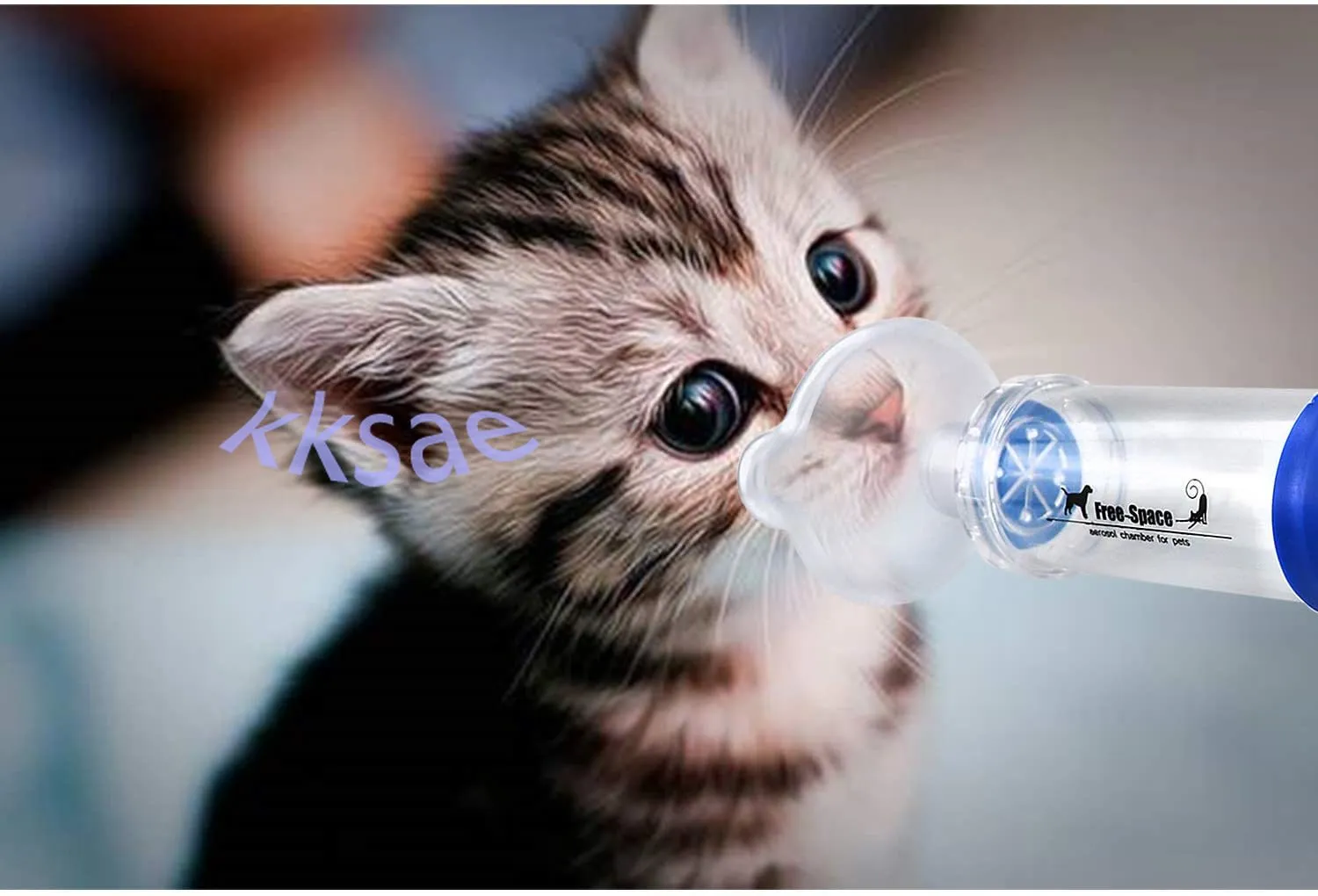 Dog Cat Inhaler Spacer Feline/Canine Aerosol Chamber Inhaler for Cats/Dogs