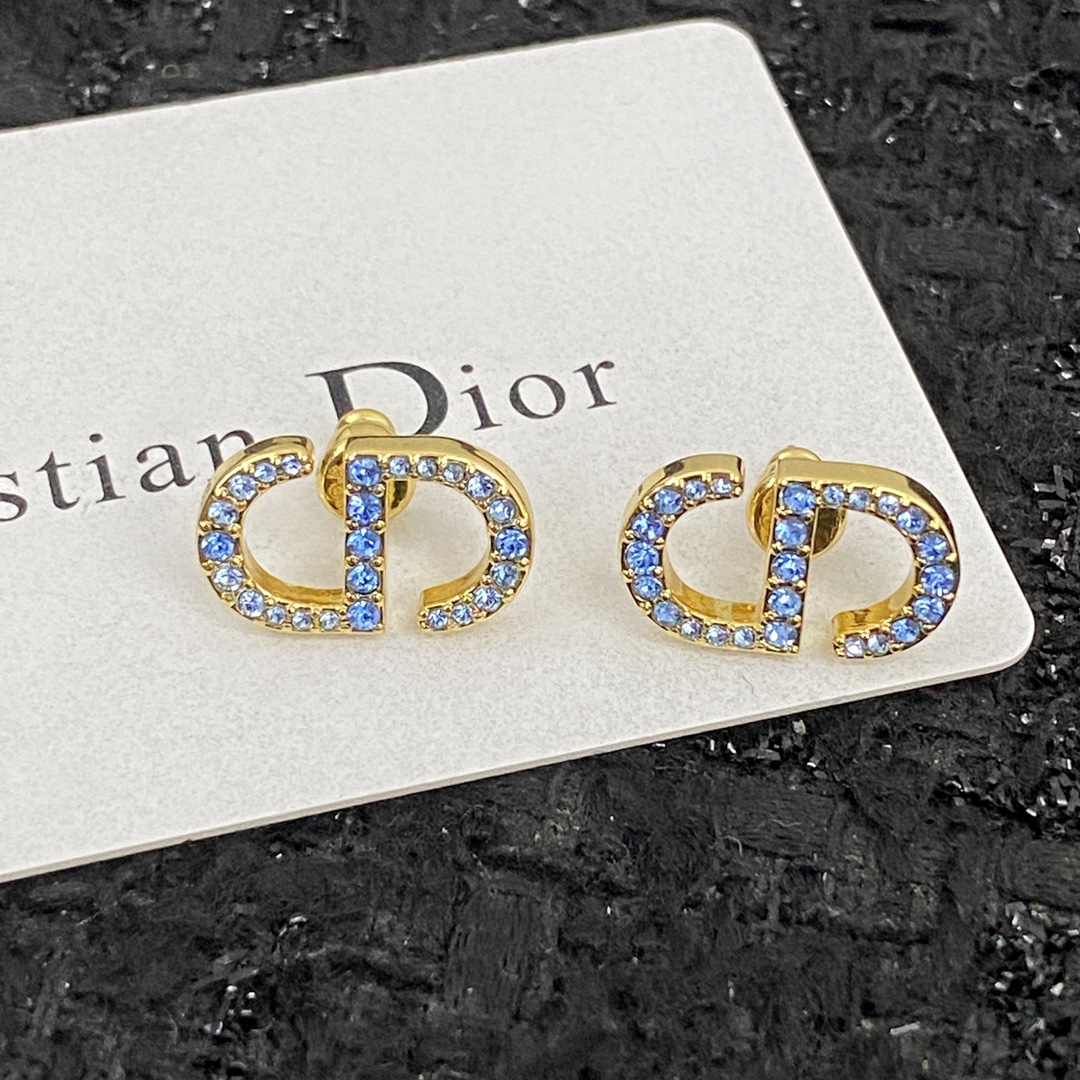 Dior Blue Zircon CD Studs