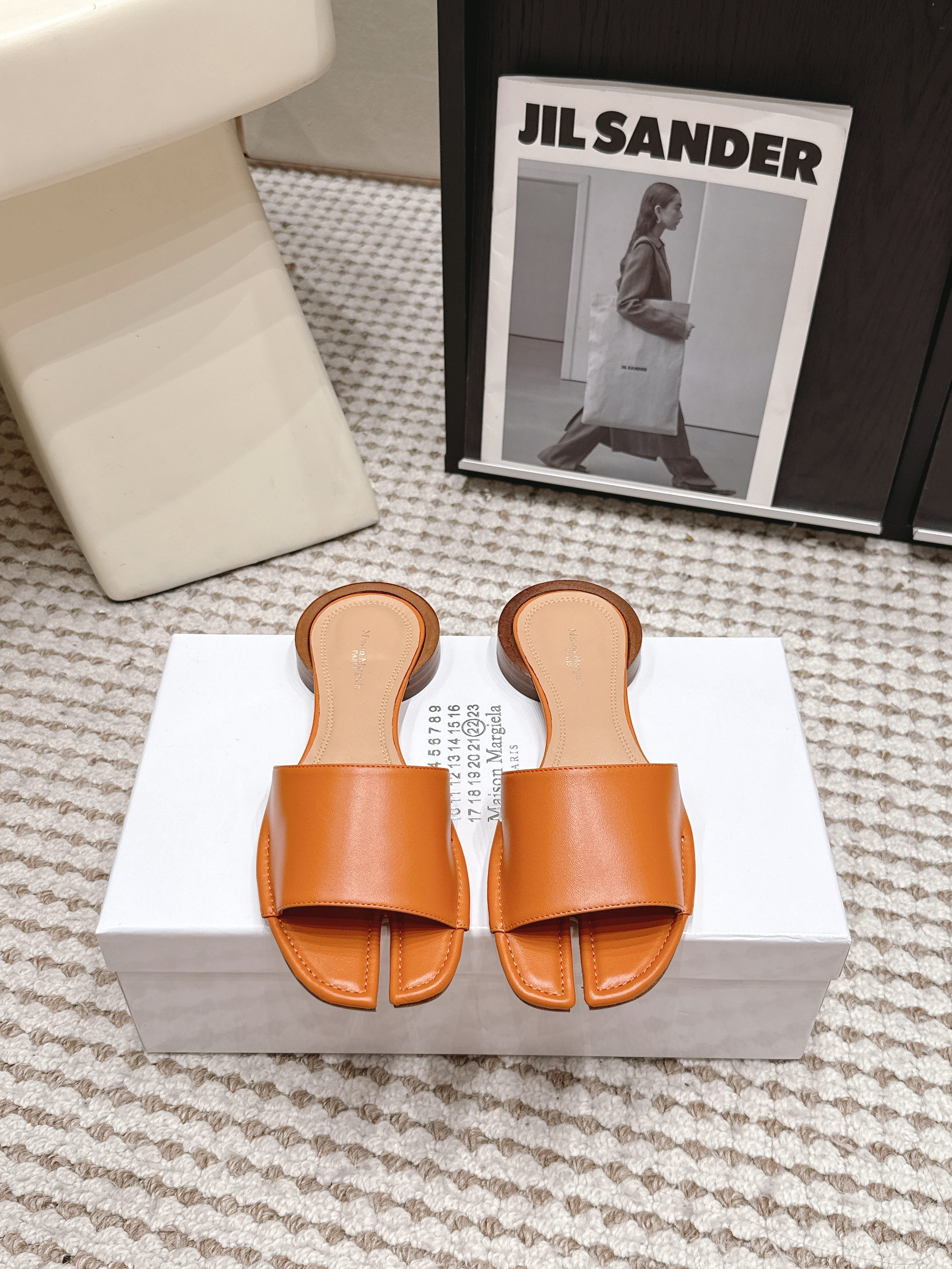 Maison Margiela Tabi Mule in Nappa leather