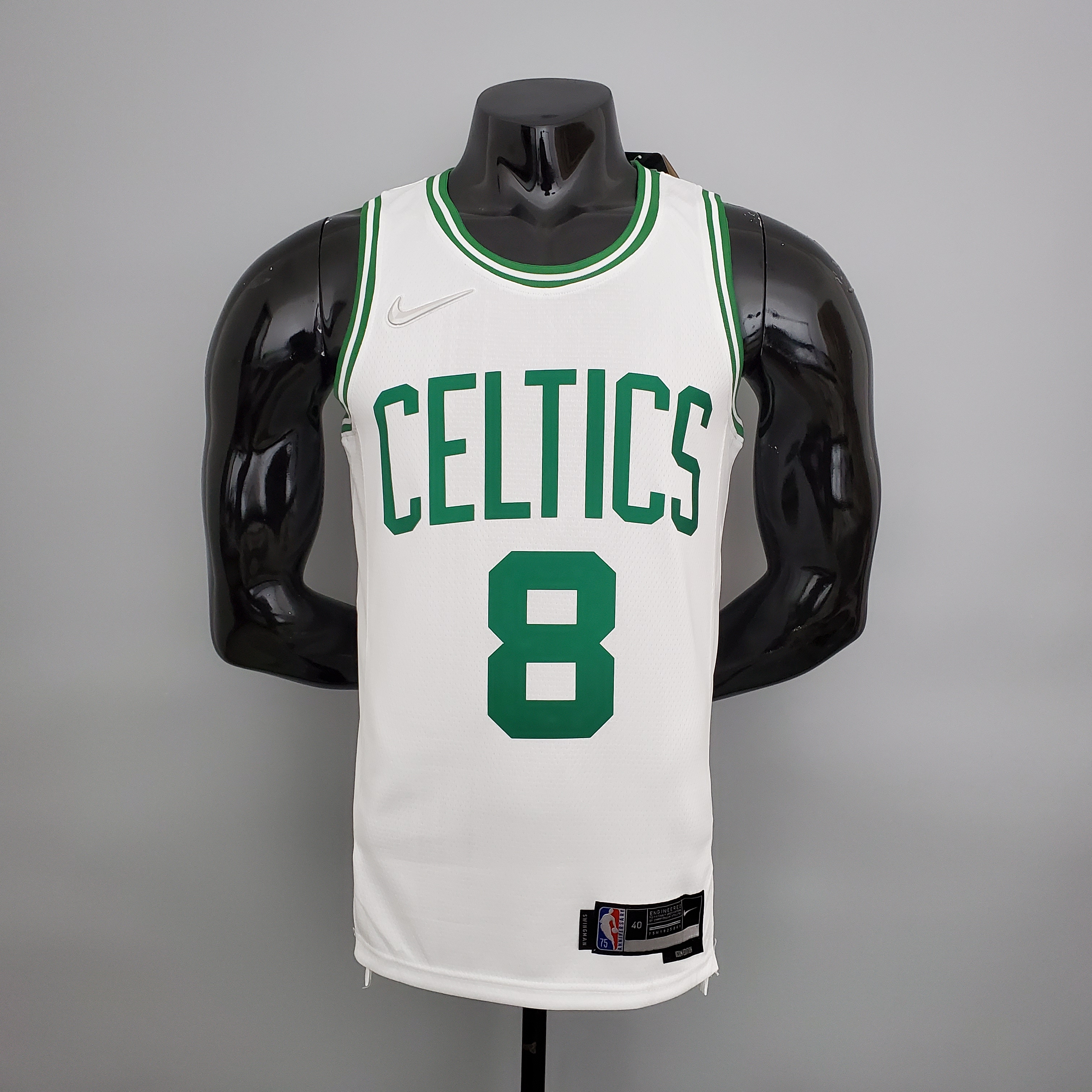 Kemba Walker Boston Celtics 75th Anniversary Swingman Jersey White