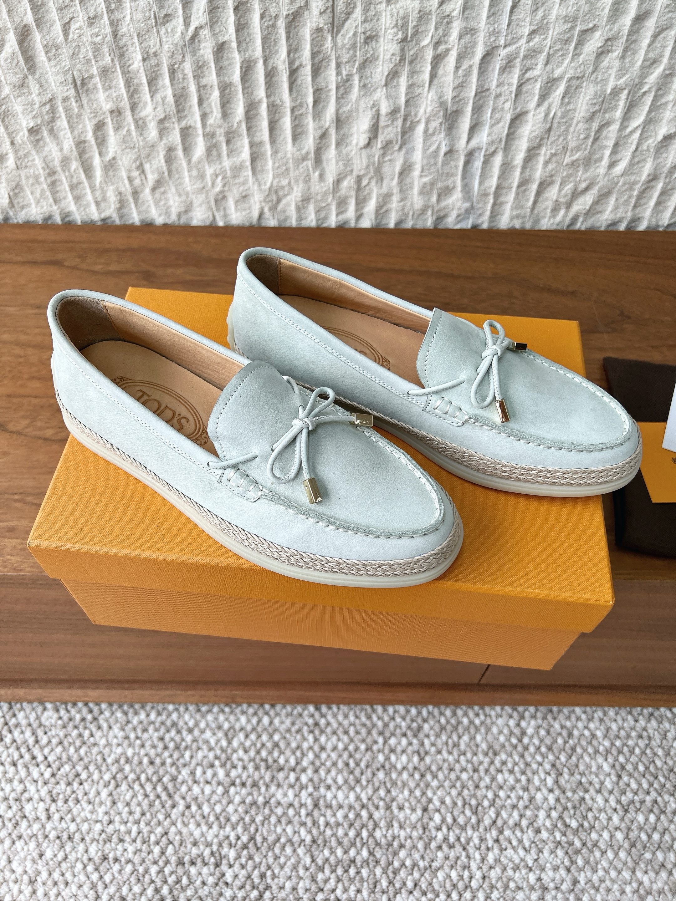 Tods Women's Suede loafers.
