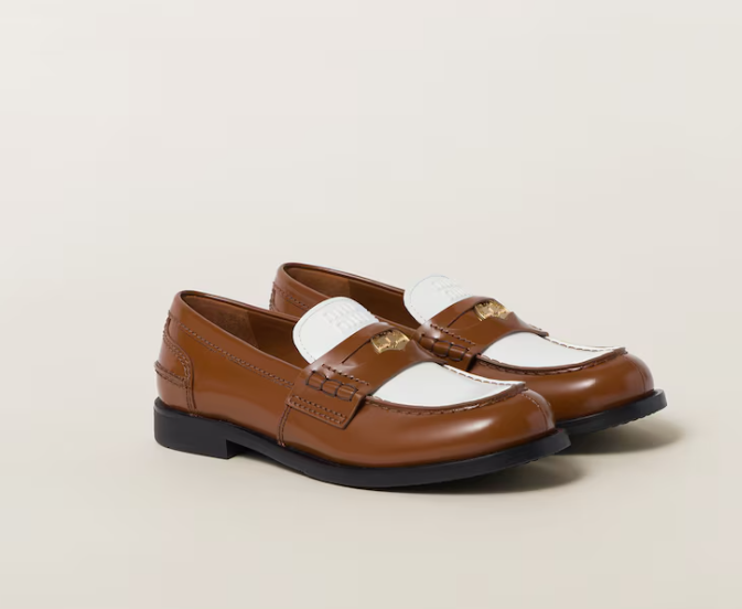 Miu Miu Leather Loafer