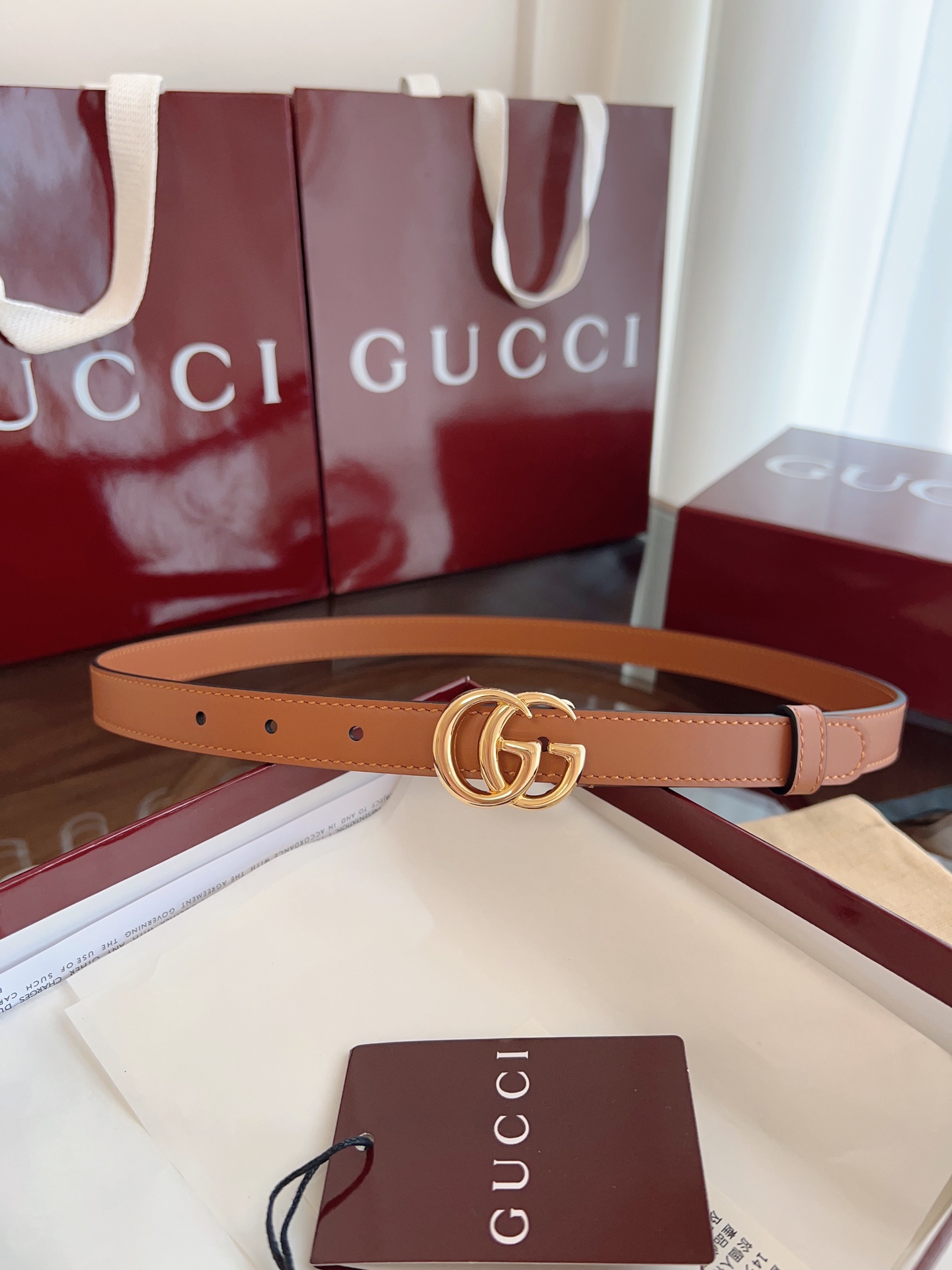 Gucci GG Marmont Mini belt  2cm