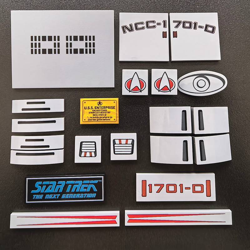 Print Parts For 10356 U.S.S. Enterprise NCC-1701-D