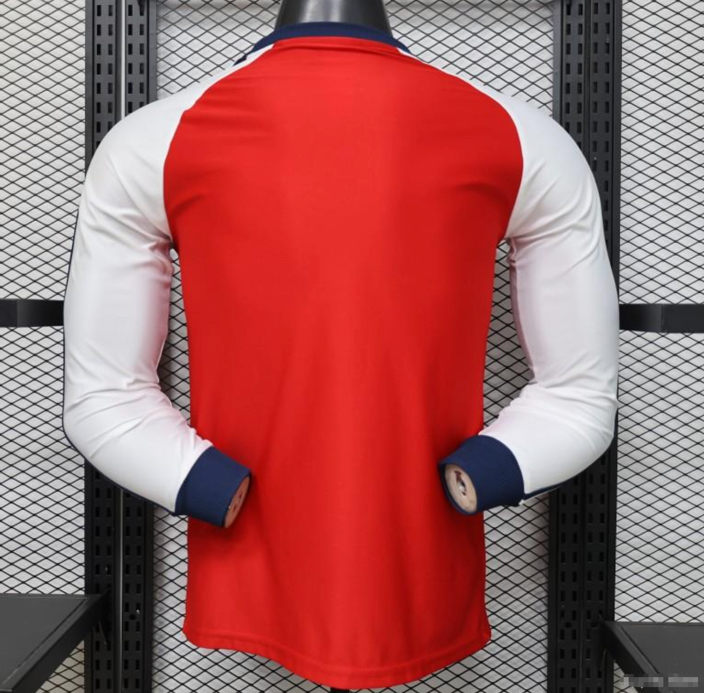 Player Version 2026 Arsenal x Adidas Originals Retro Red with White Long Sleeve Raglan Home Jersey S-3XL