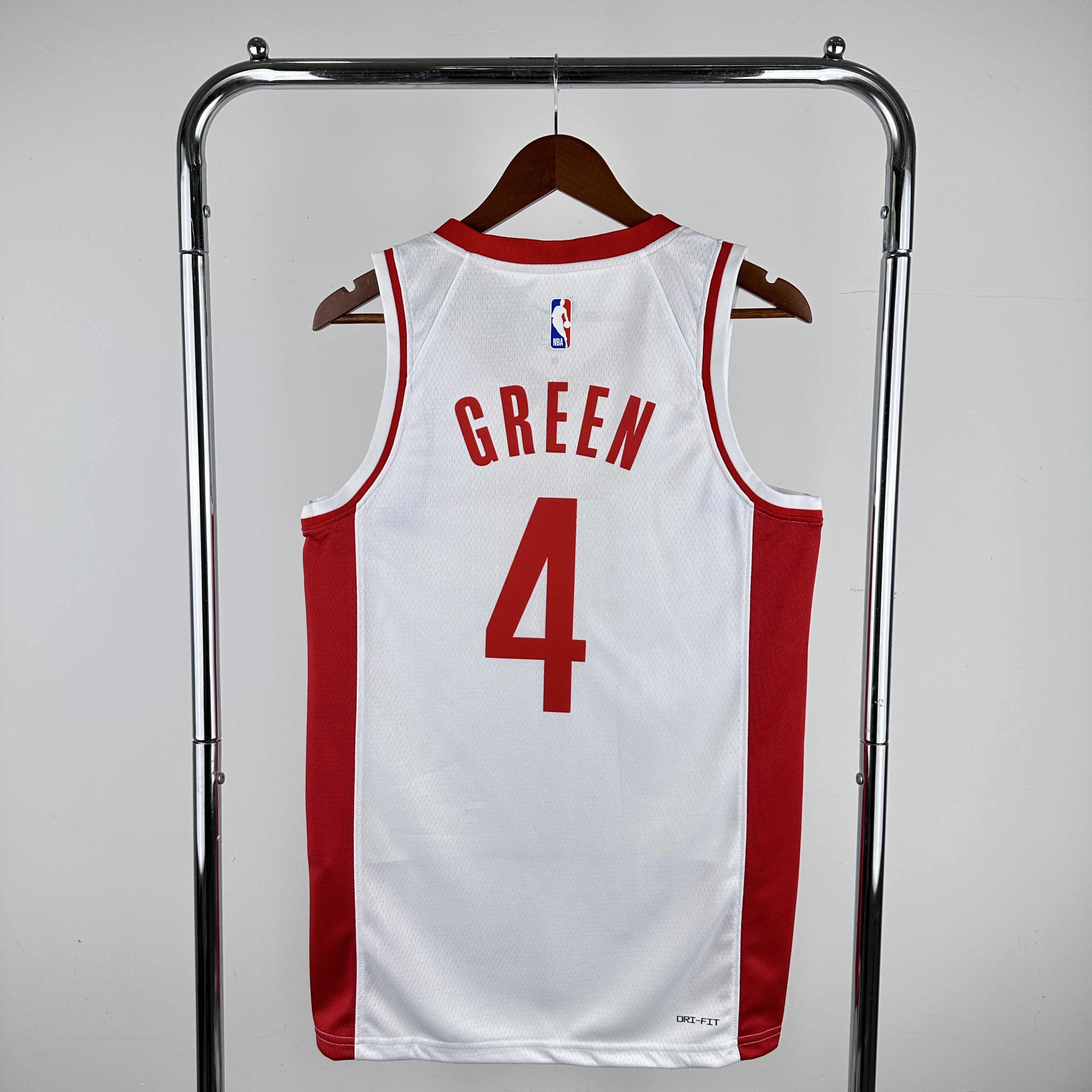 23 Season Rockets Home White #4 Green
