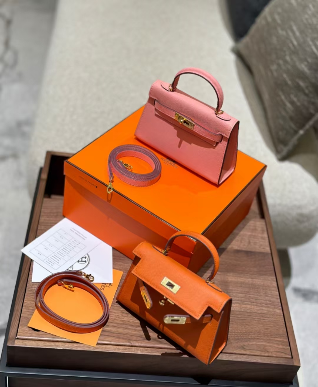 Hermes mini kelly Handbag
