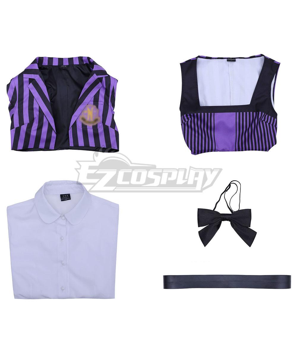 Kid Size Wednesday Season 2 Enid Sinclair Nevermore Uniform Cosplay Costume