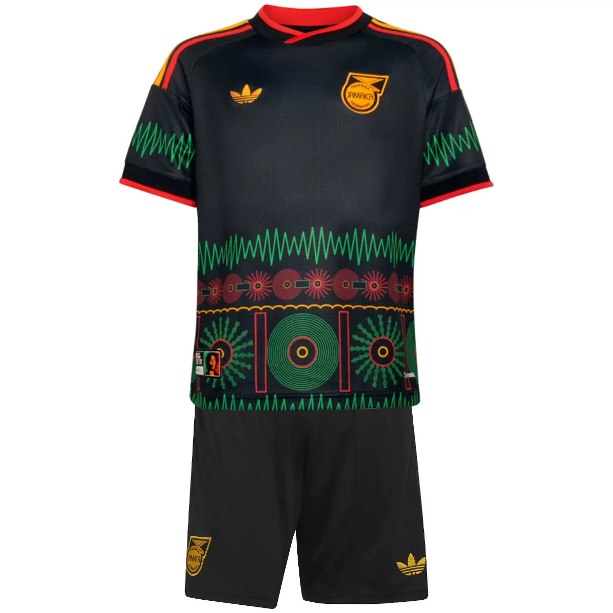 Kids Jamaica Away Jersey Suit World Cup 2026