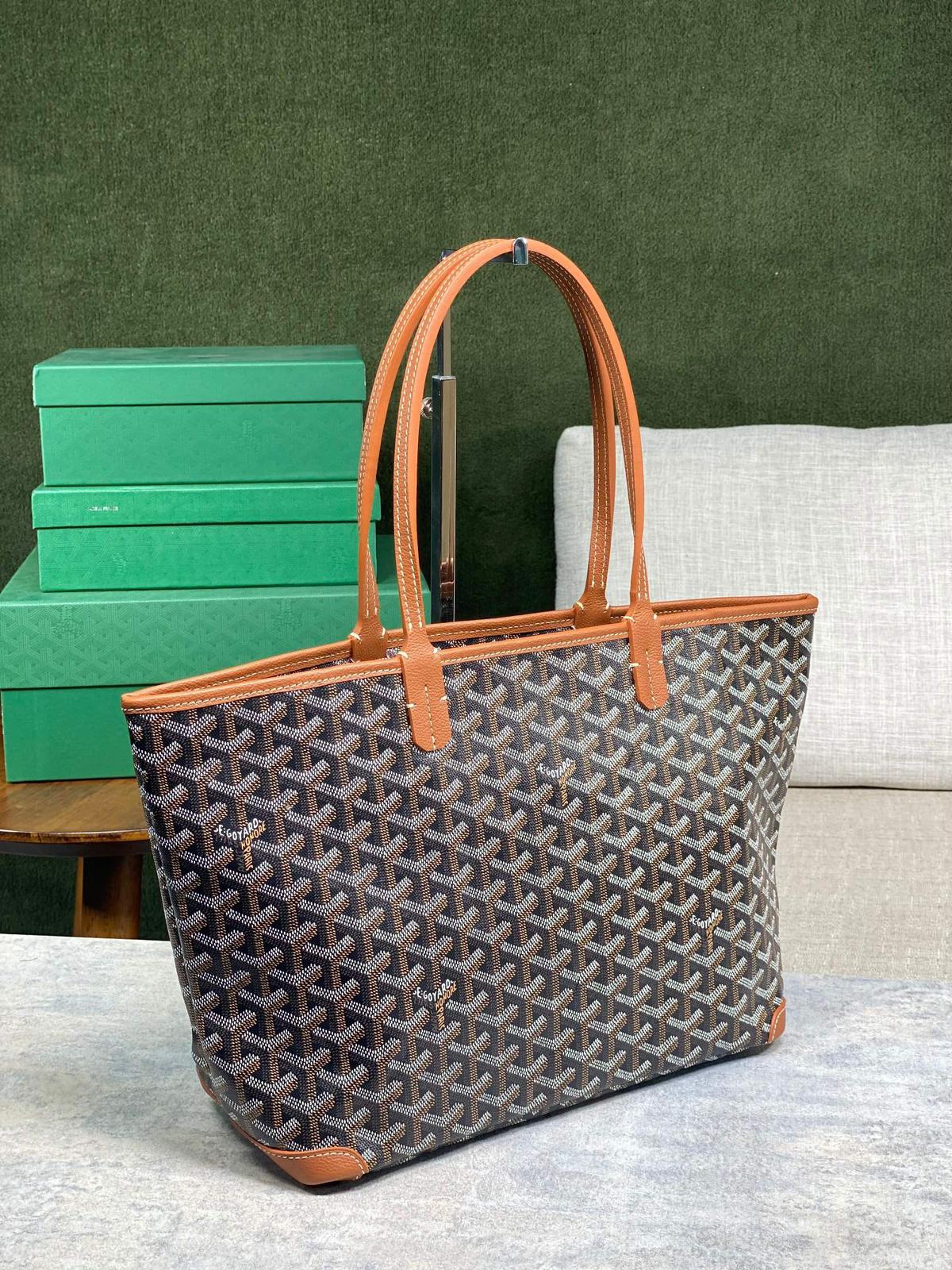 Goyard artois bag brown