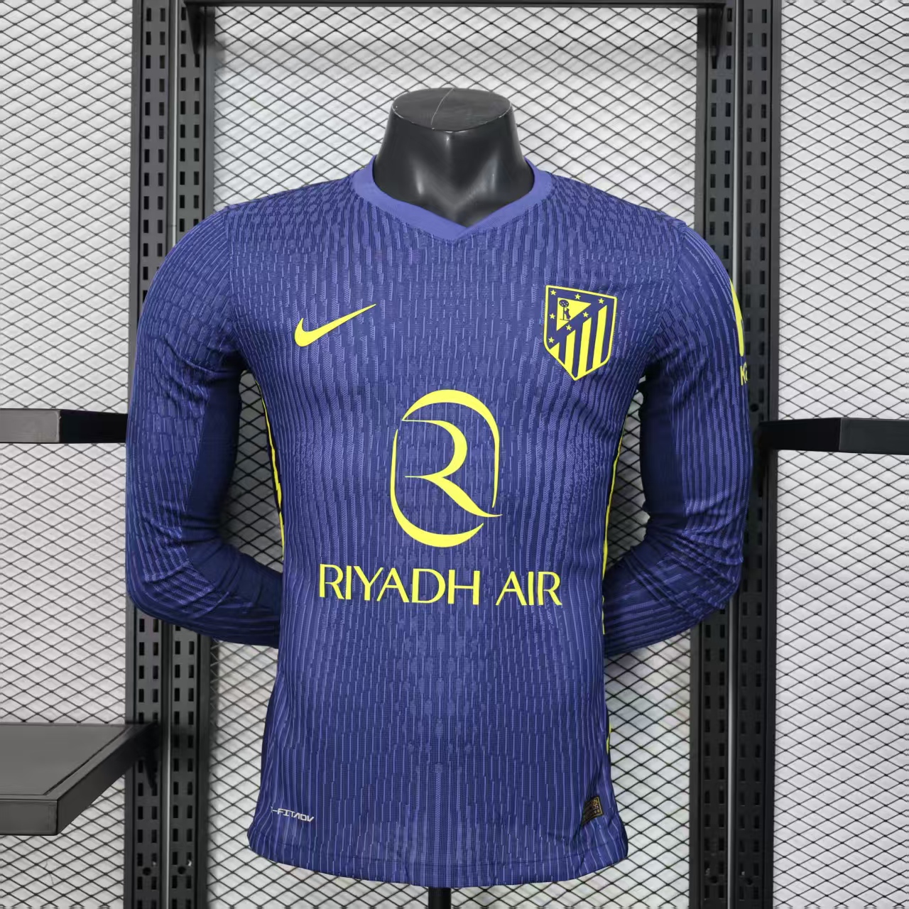 Player Version Atletico Madrid 25/26 Away Long Sleeves S-XXL