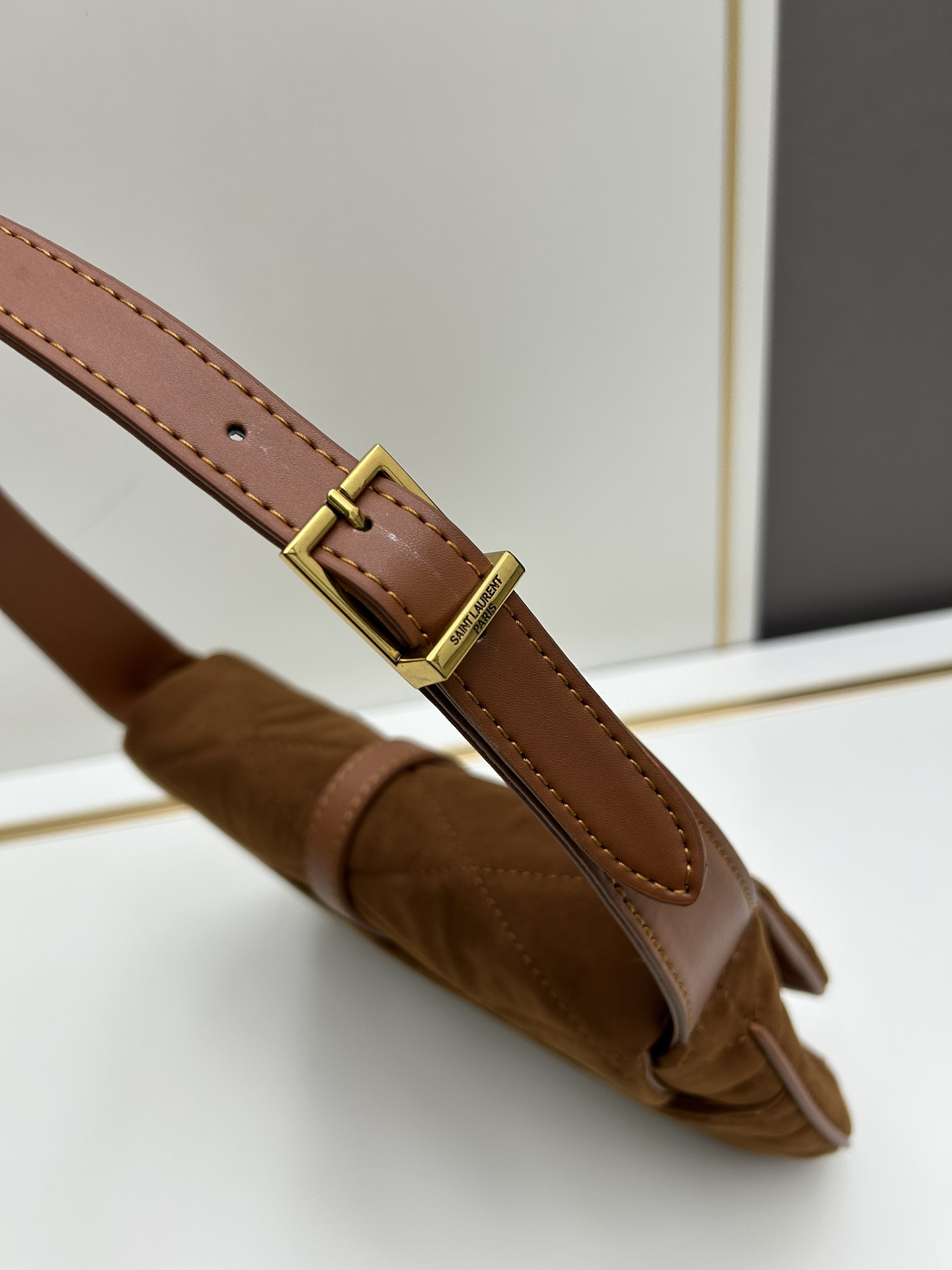 Saint Laurent YSL Frosted Underarm Bag