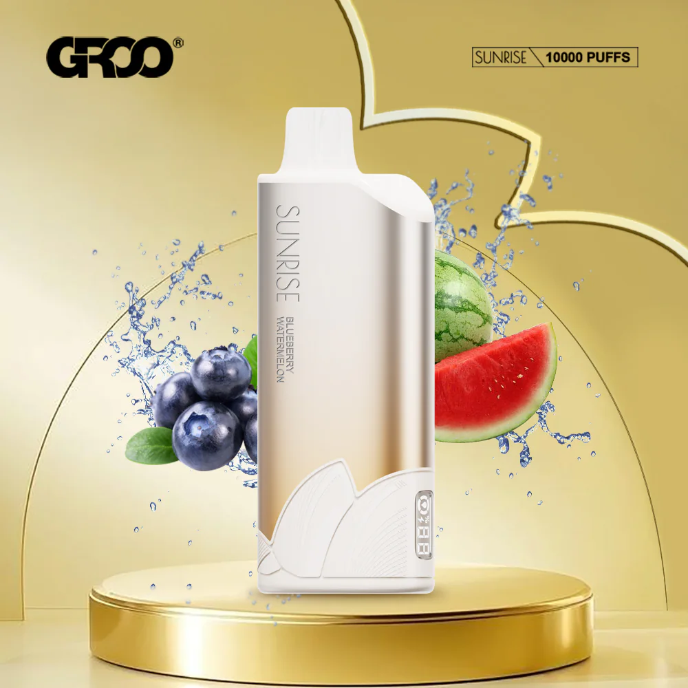 GROO SUNRISE 10K Disposable Vape – Blueberry Watermelon - Vaba Vape-Shop