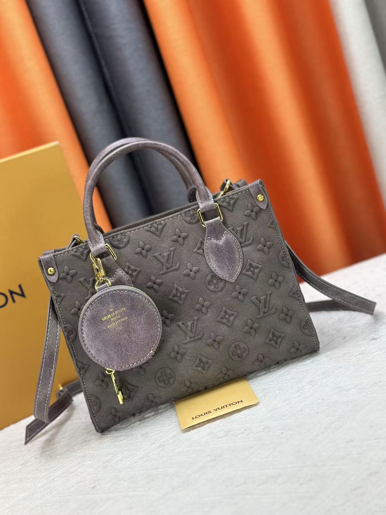 Louis Vuitton LV embossed OnTheGo tote