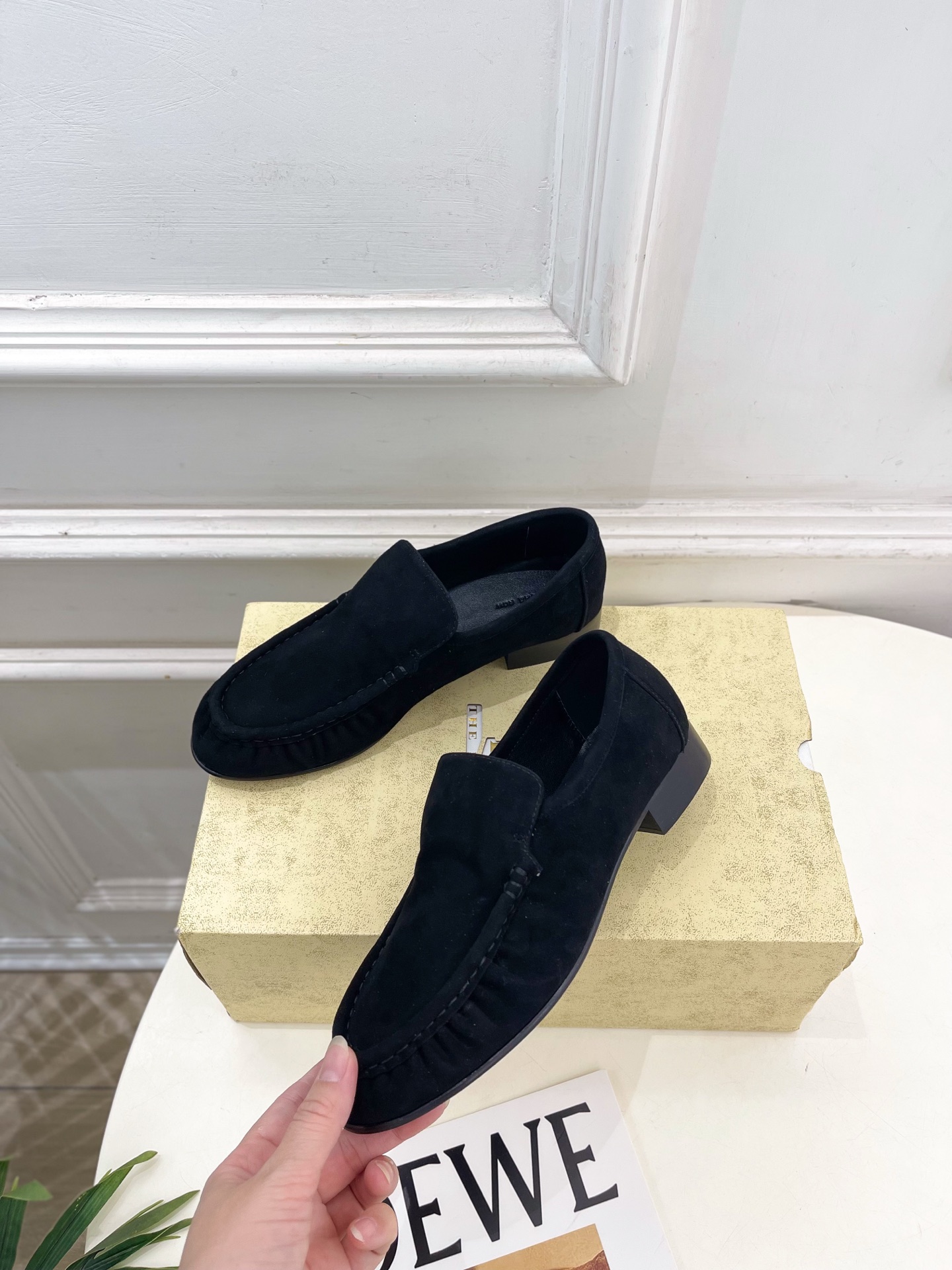 The Row Suede Loafer