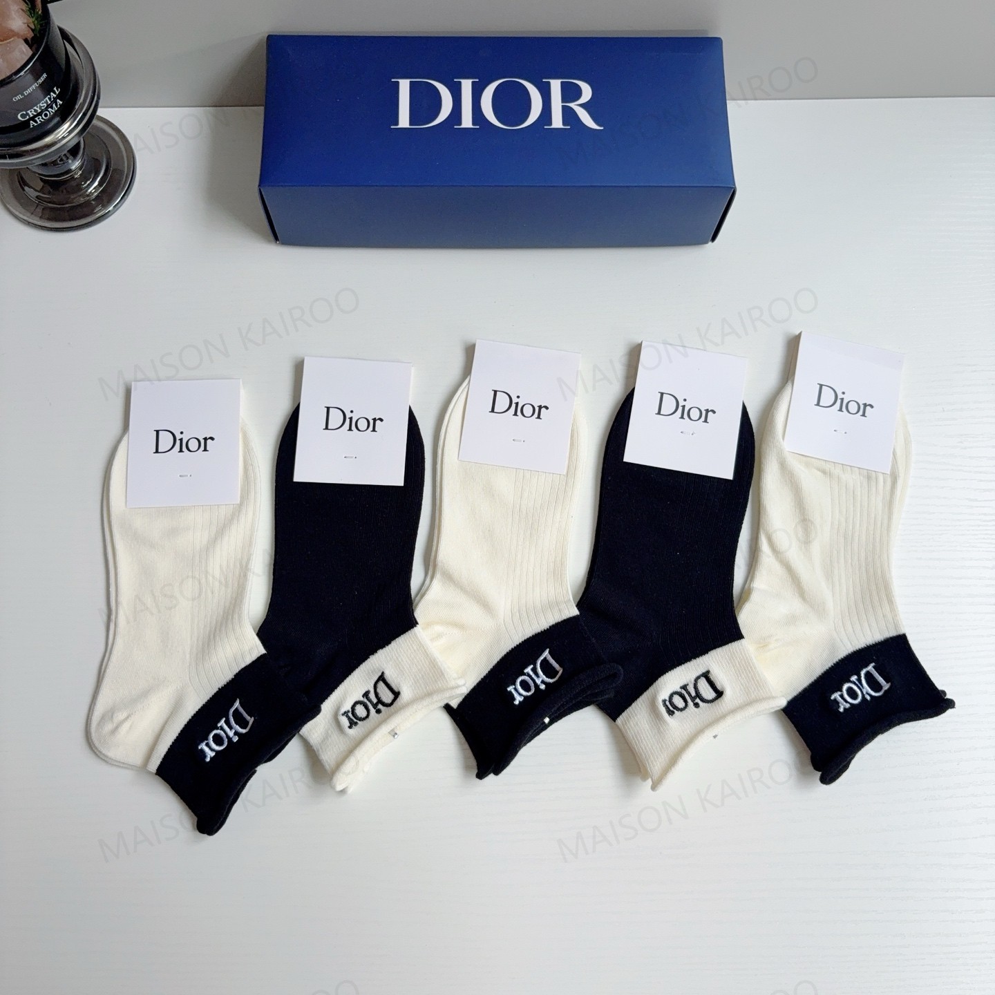 Dior Socks 5-Pack - KAIROO
