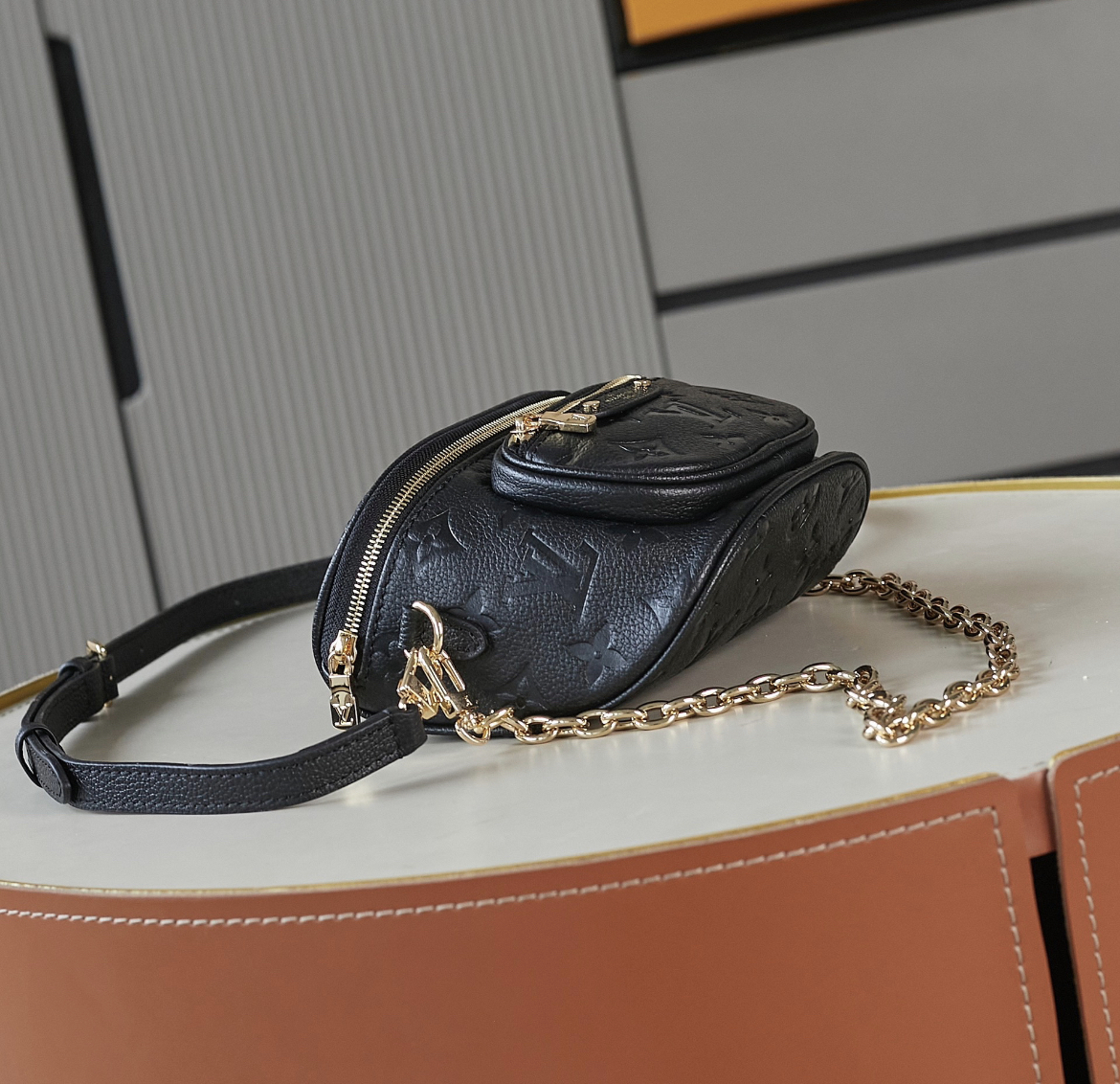 Louis Vuitton LV mini belt bag mini cowhide belt bag