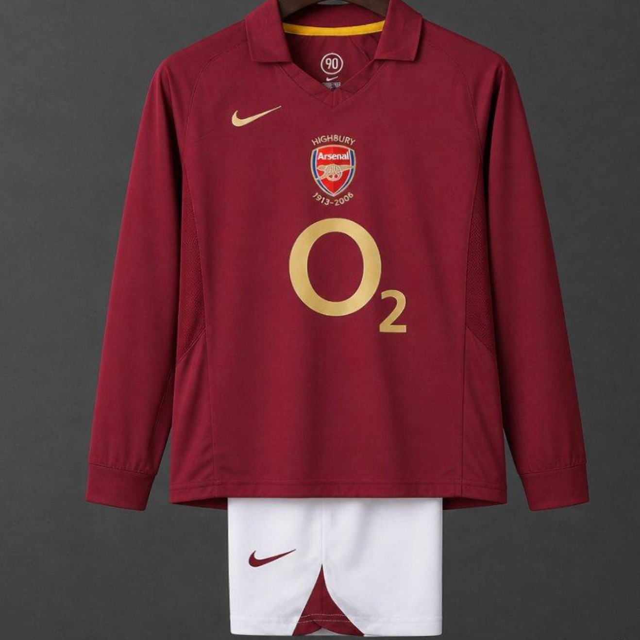 Retro 05/06 Arsenal Home Long Sleeve Jersey S-2XL