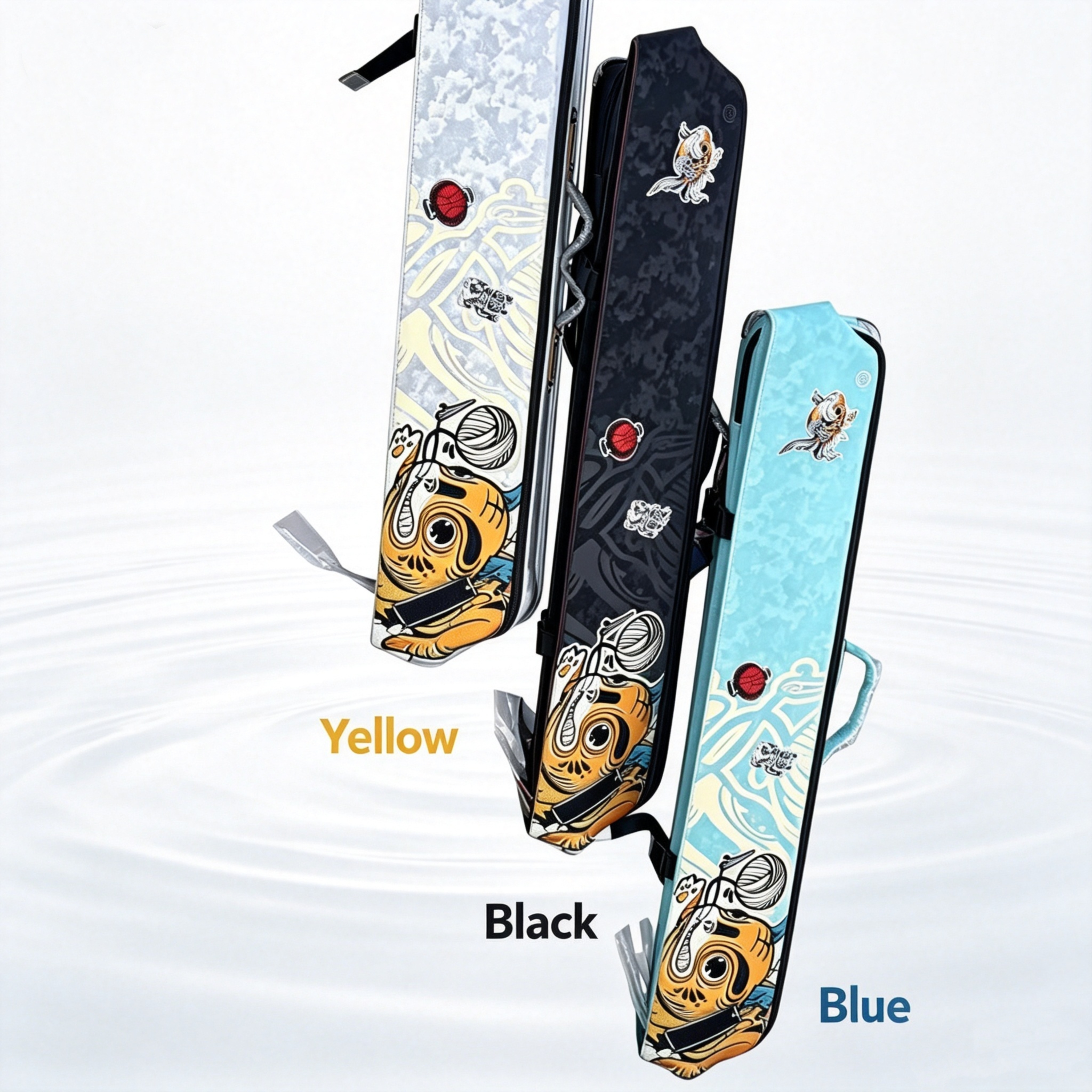 Large Capacity Waterproof Pool Cue Bag for Multiple Billiard Cues