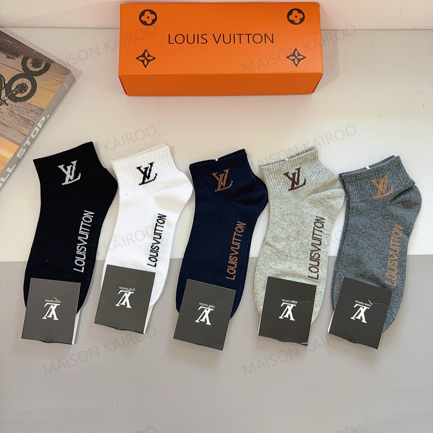 Louis Vuitton LV Socks 5-Pack - KAIROO