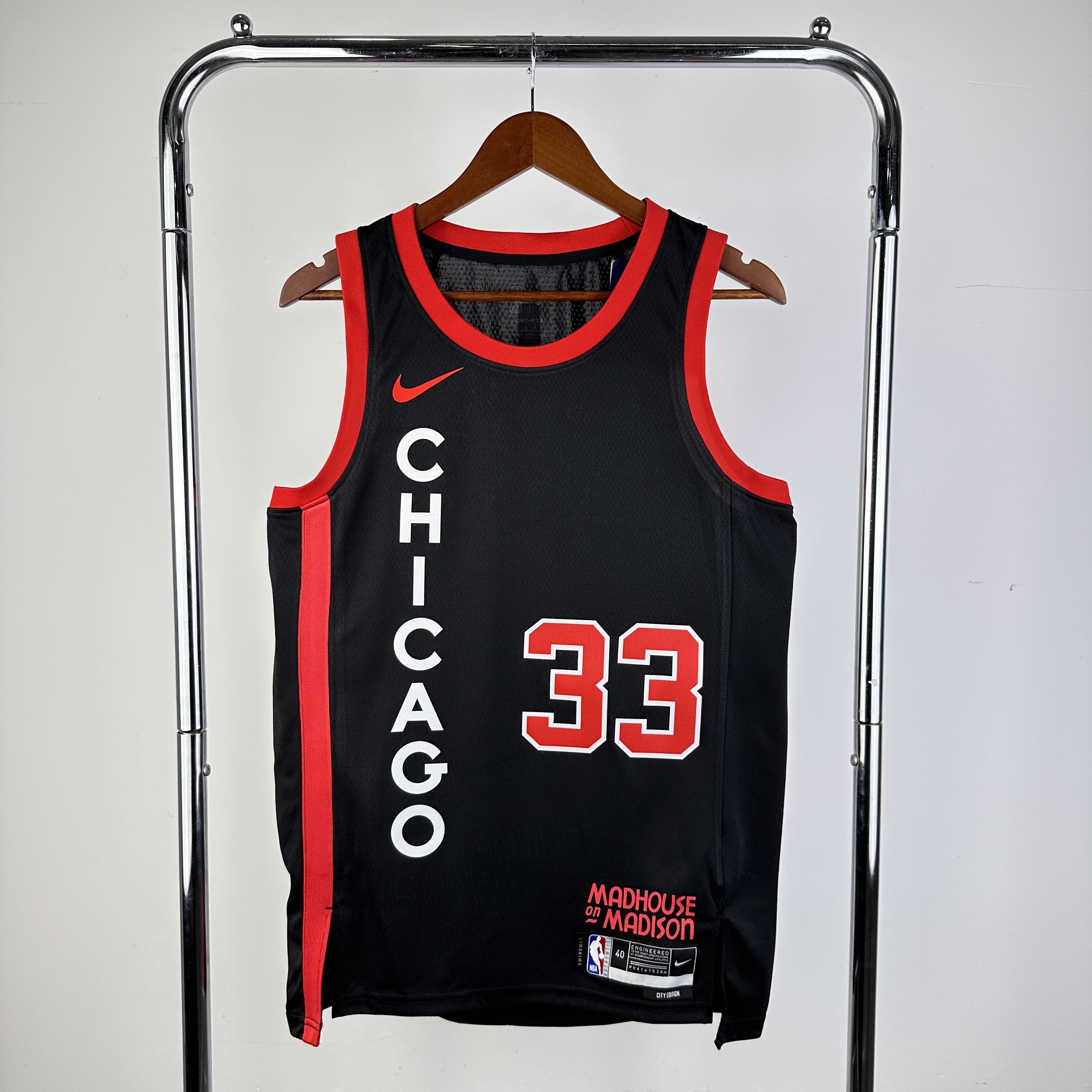 24 Season Chicago Bulls City Edition No.33 Peppen
